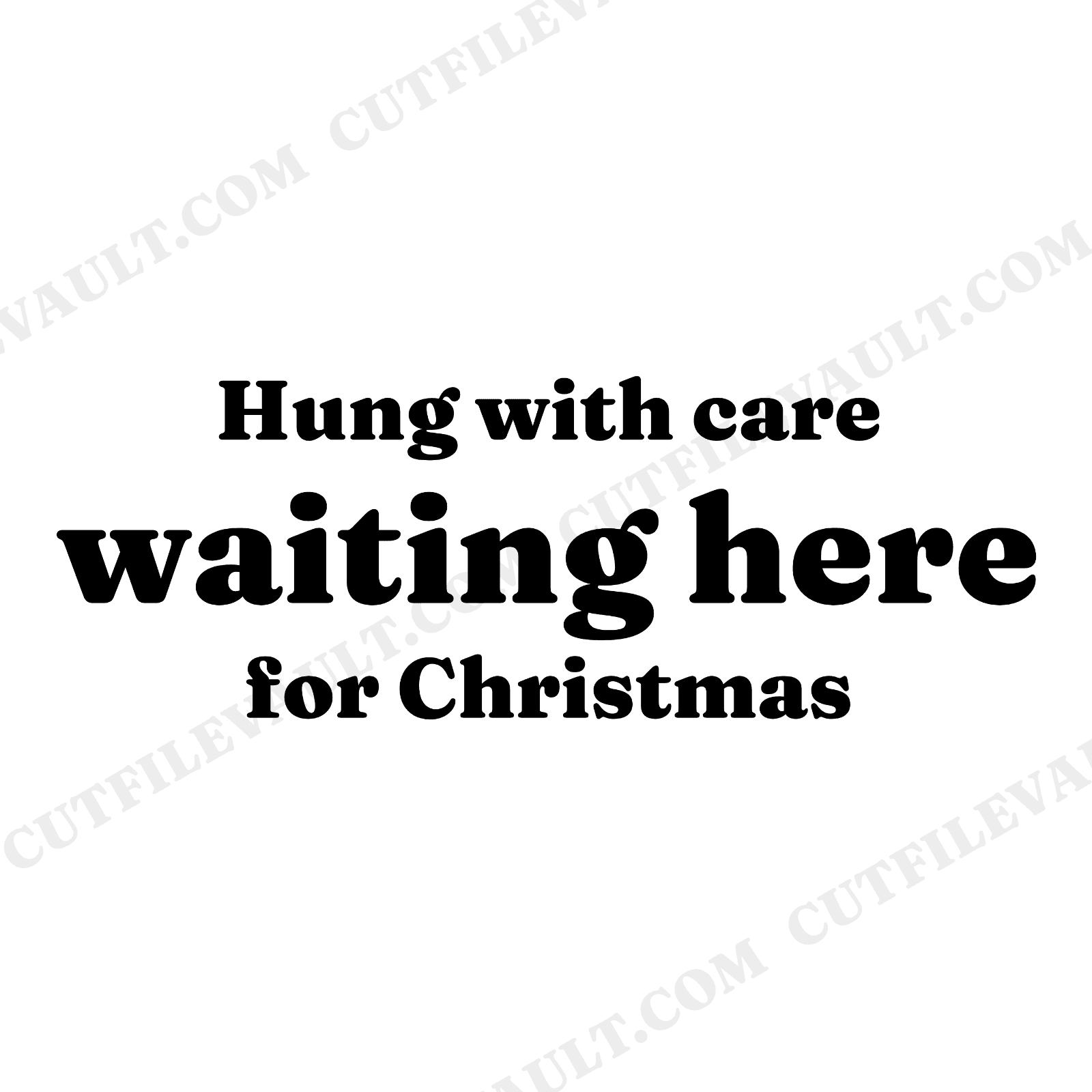 Festive Family Stocking Countdown Christmas Decal SVG PNG Cut File Holiday Wall Art, view 1