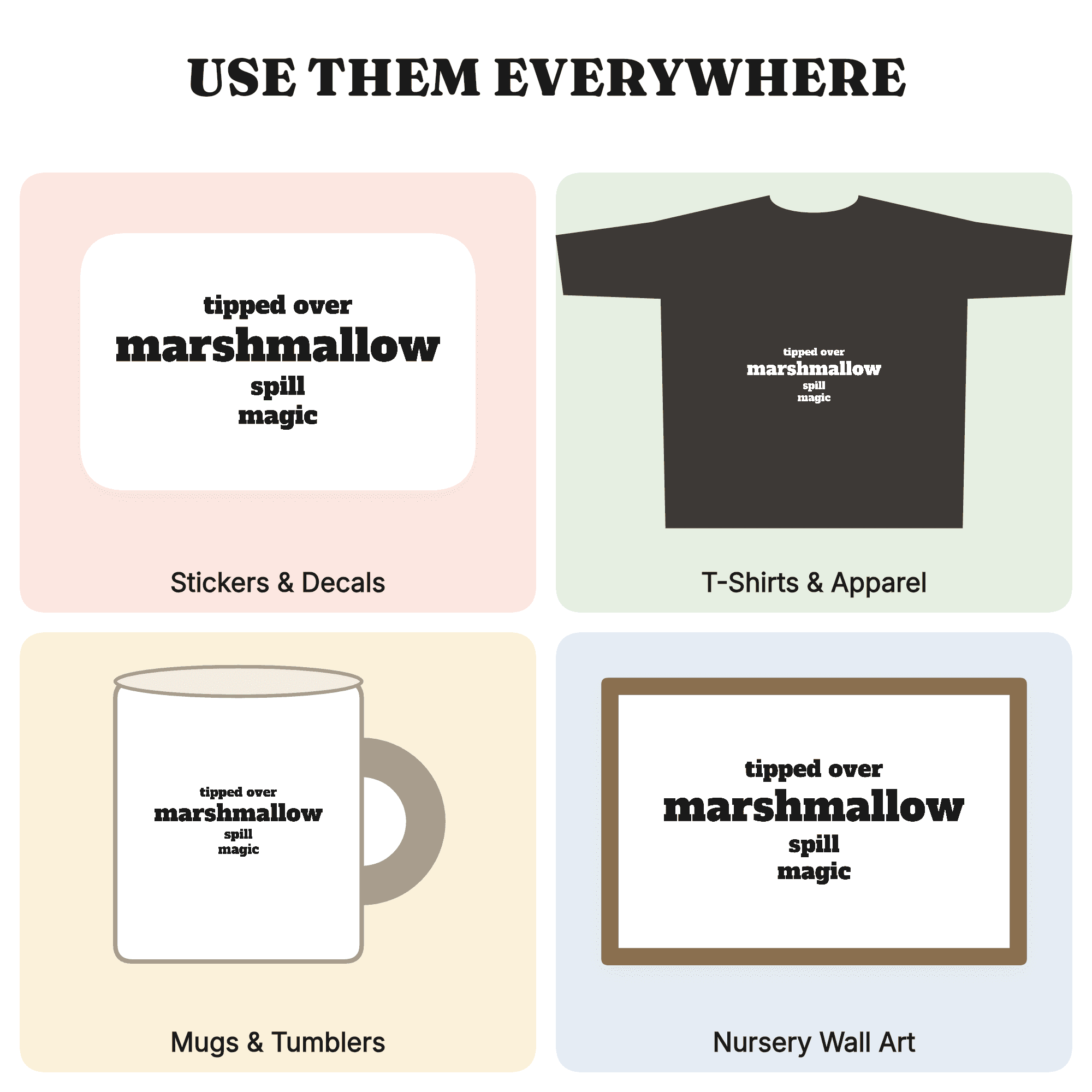 Hot Cocoa Mug SVG PNG, Marshmallow Tumble Christmas Kitchen Decal, Y2K Chrome Bubble Holiday Cut File, view 3