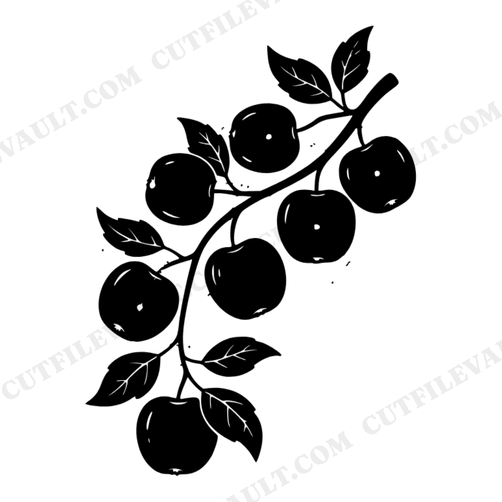 Celestial Apple Branch Constellation SVG PNG Teacher Gift Vintage Botanical Star Map Cut File, view 1