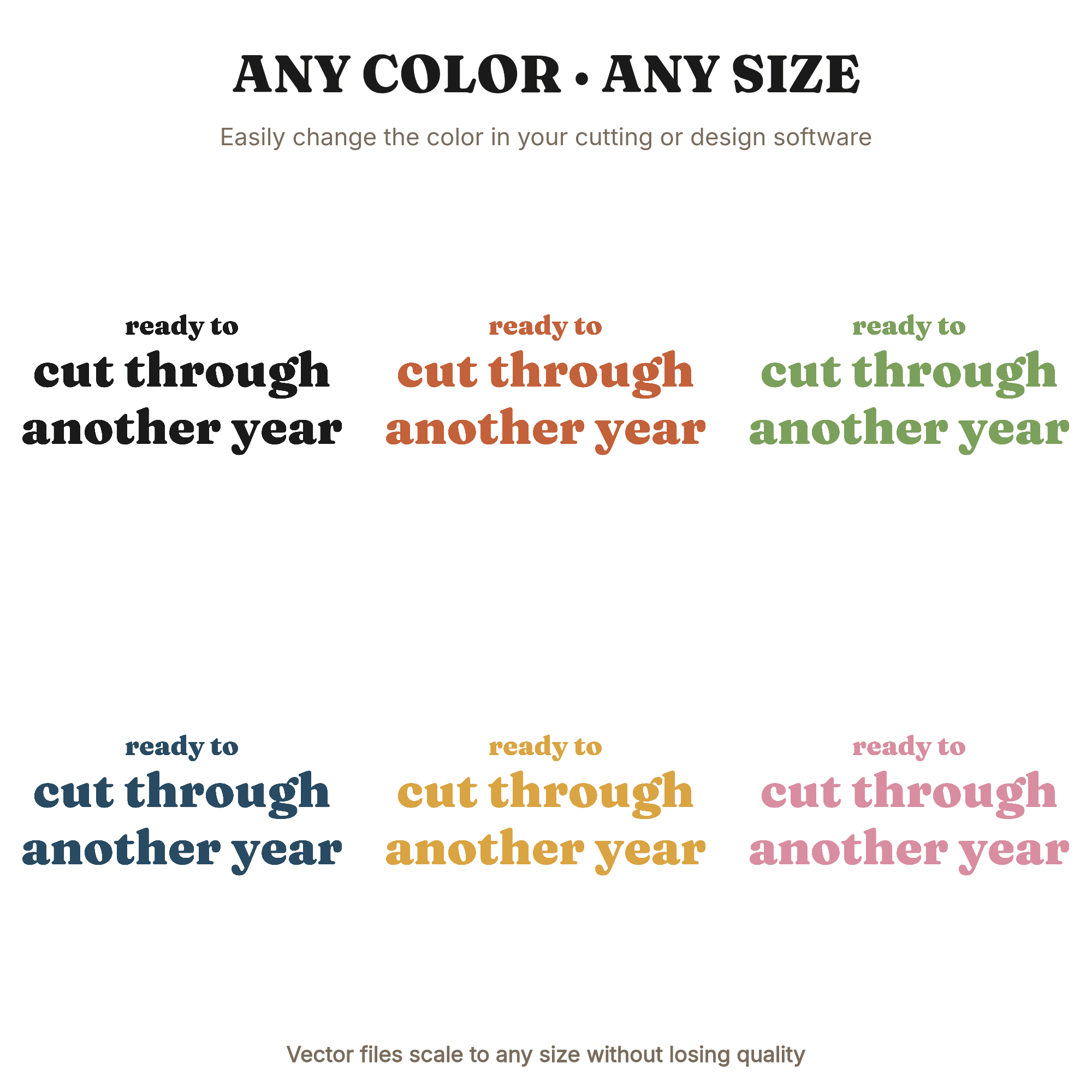 Cutting Through Another Year Teacher SVG PNG, Back to School Scissors Cut File for Cricut, view 2
