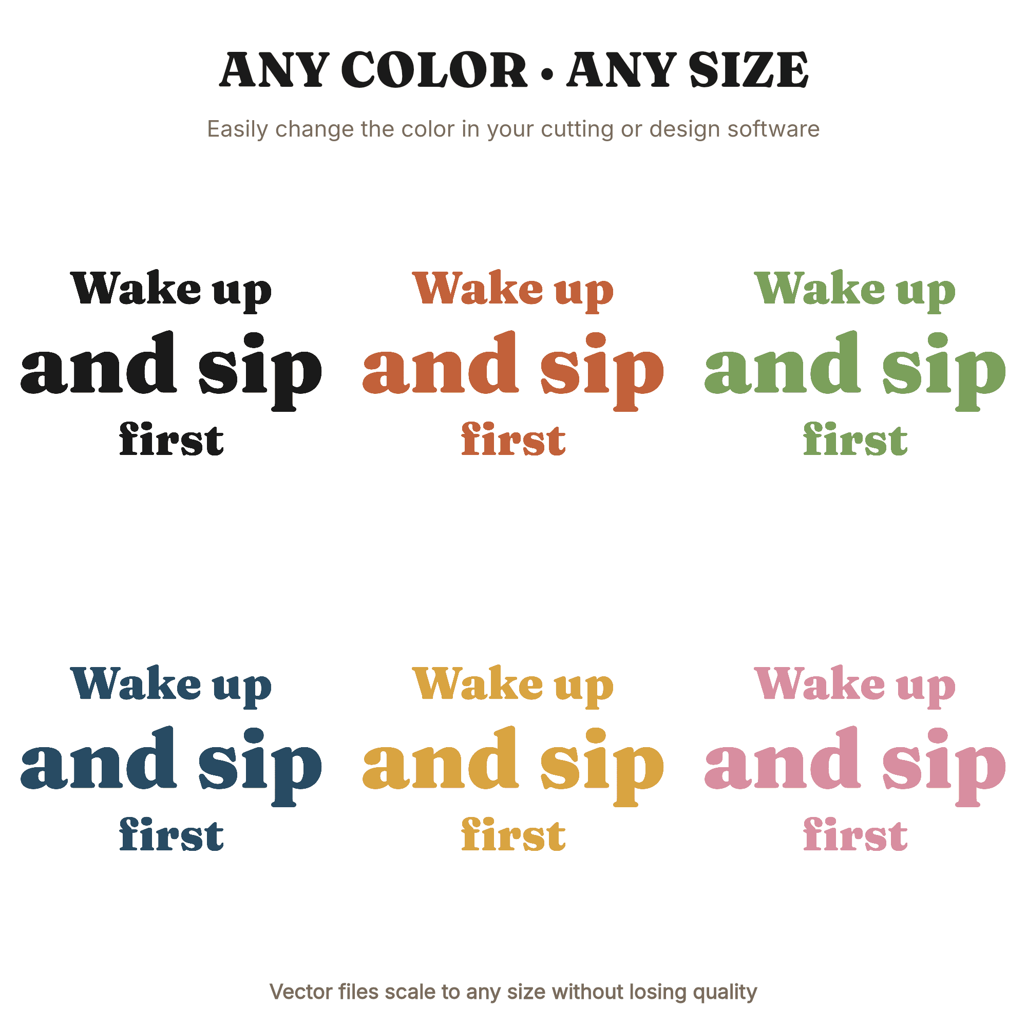 But First Coffee SVG PNG Hand Lettered Coffee Mug Cut File National Coffee Day Kitchen Decor, view 2