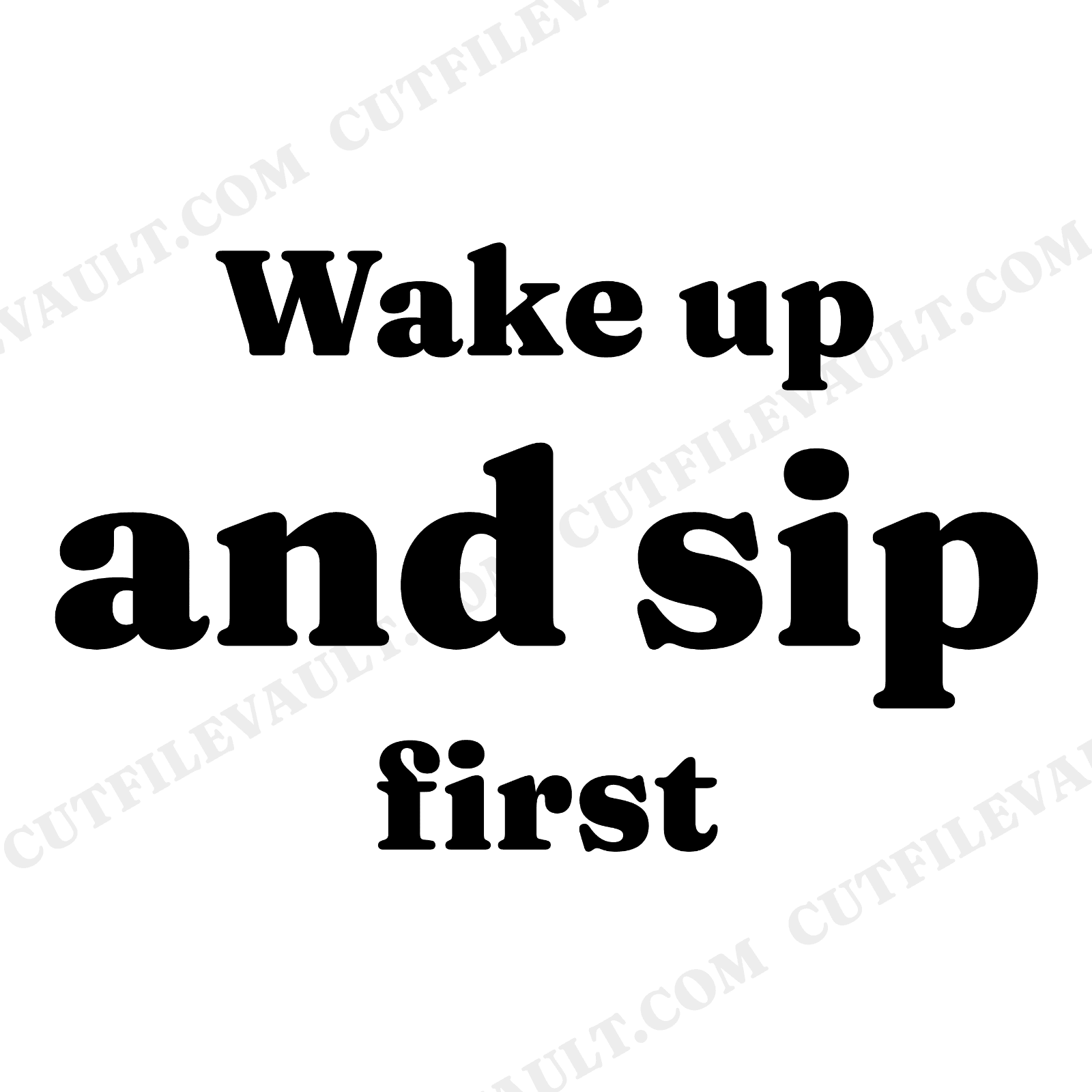 But First Coffee SVG PNG Hand Lettered Coffee Mug Cut File National Coffee Day Kitchen Decor, view 1