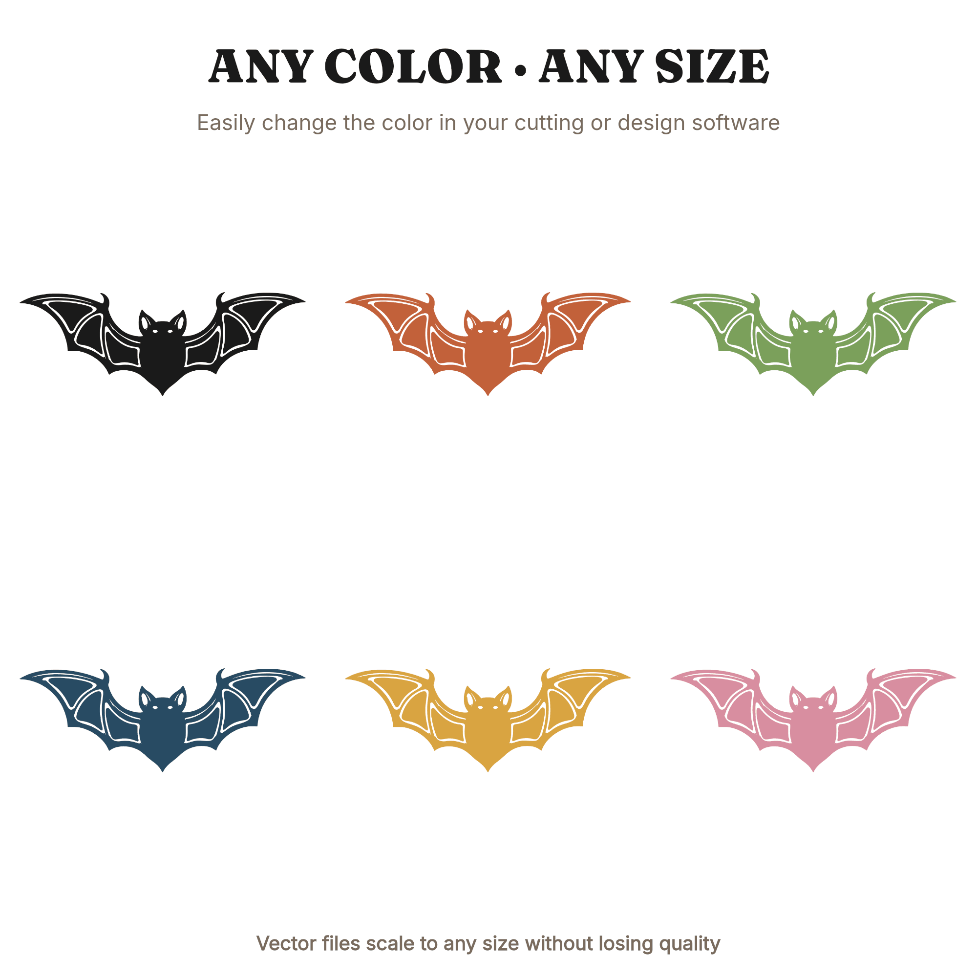 Y2K Chrome Bubble Bat SVG PNG, Retro Halloween Bat Cut File, Modern Spooky Decor Clipart, view 2
