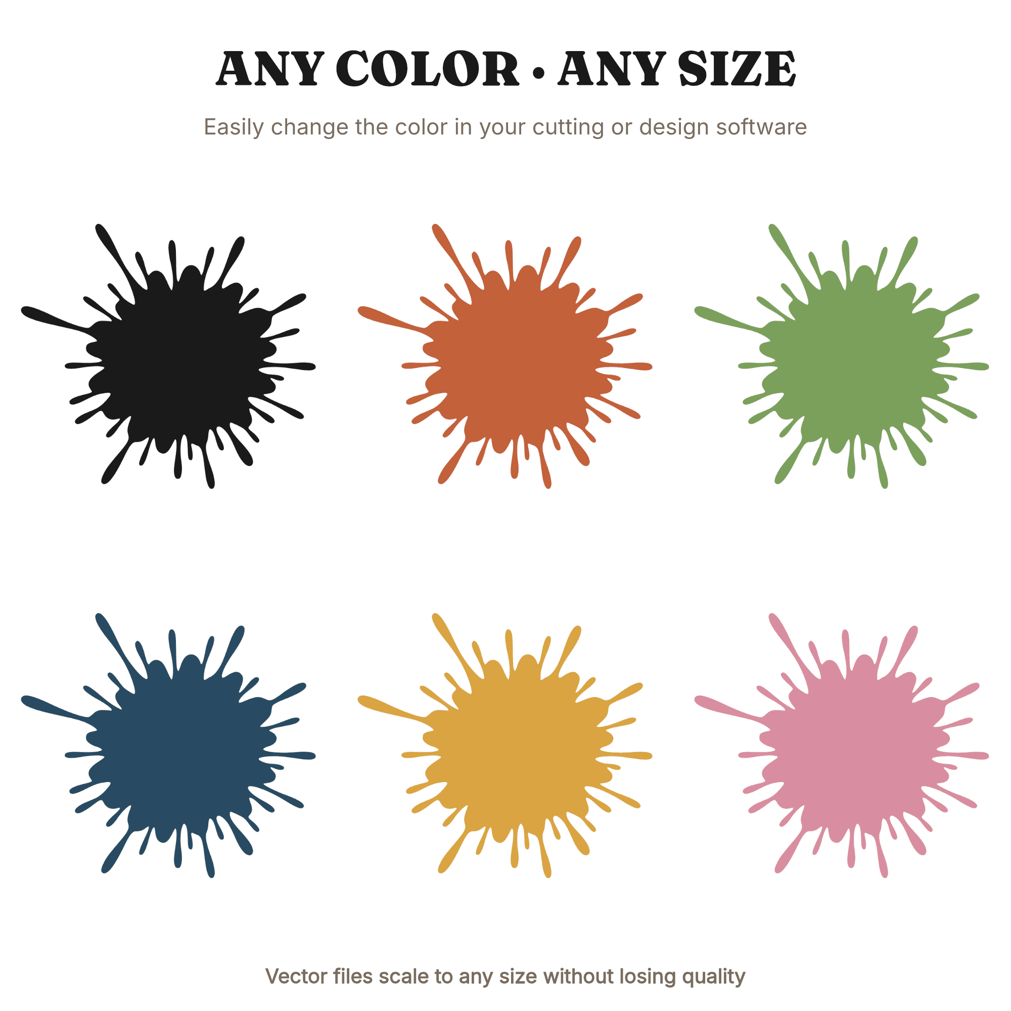 Whimsical Amethyst Crystal Cluster SVG PNG Overhead View Hand Drawn Abstract Blob Cut File, view 2