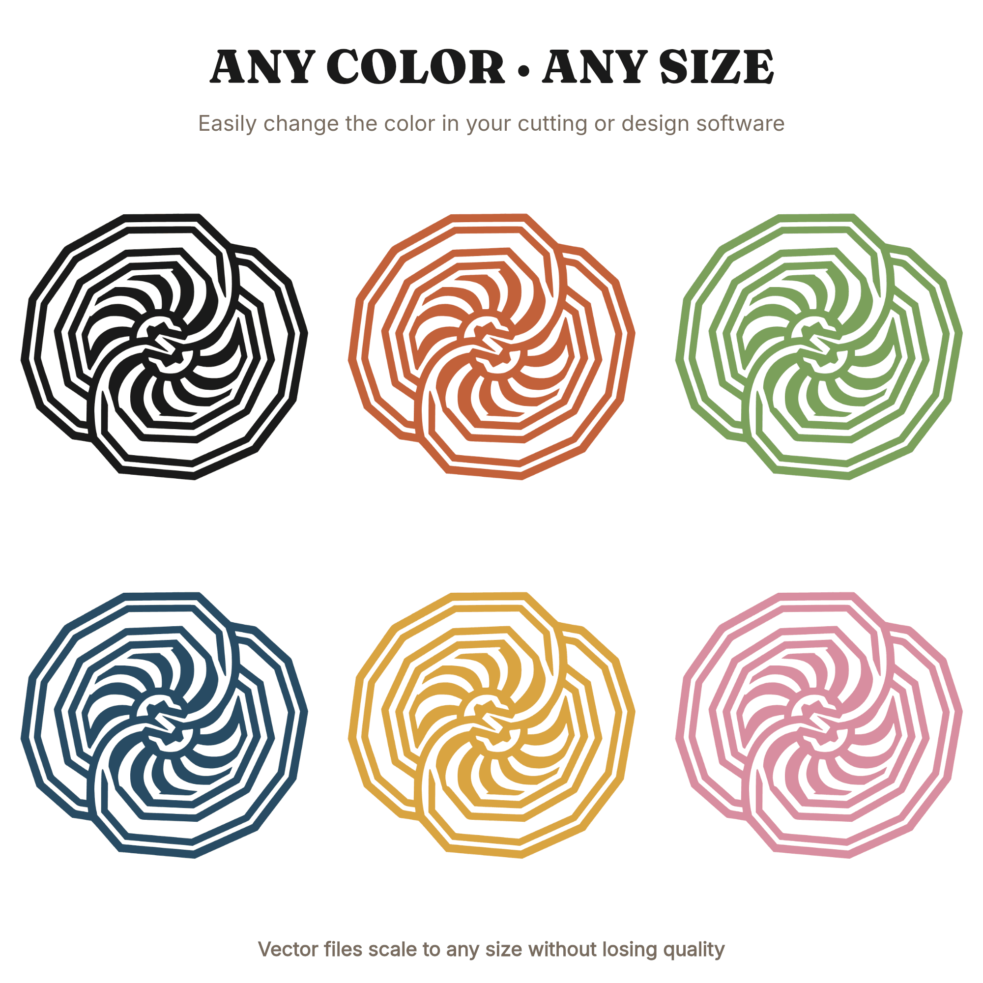 Retro Geode Venn Diagram SVG PNG, 70s Wave Crystalline Geometric Cut File for Cricut, view 2