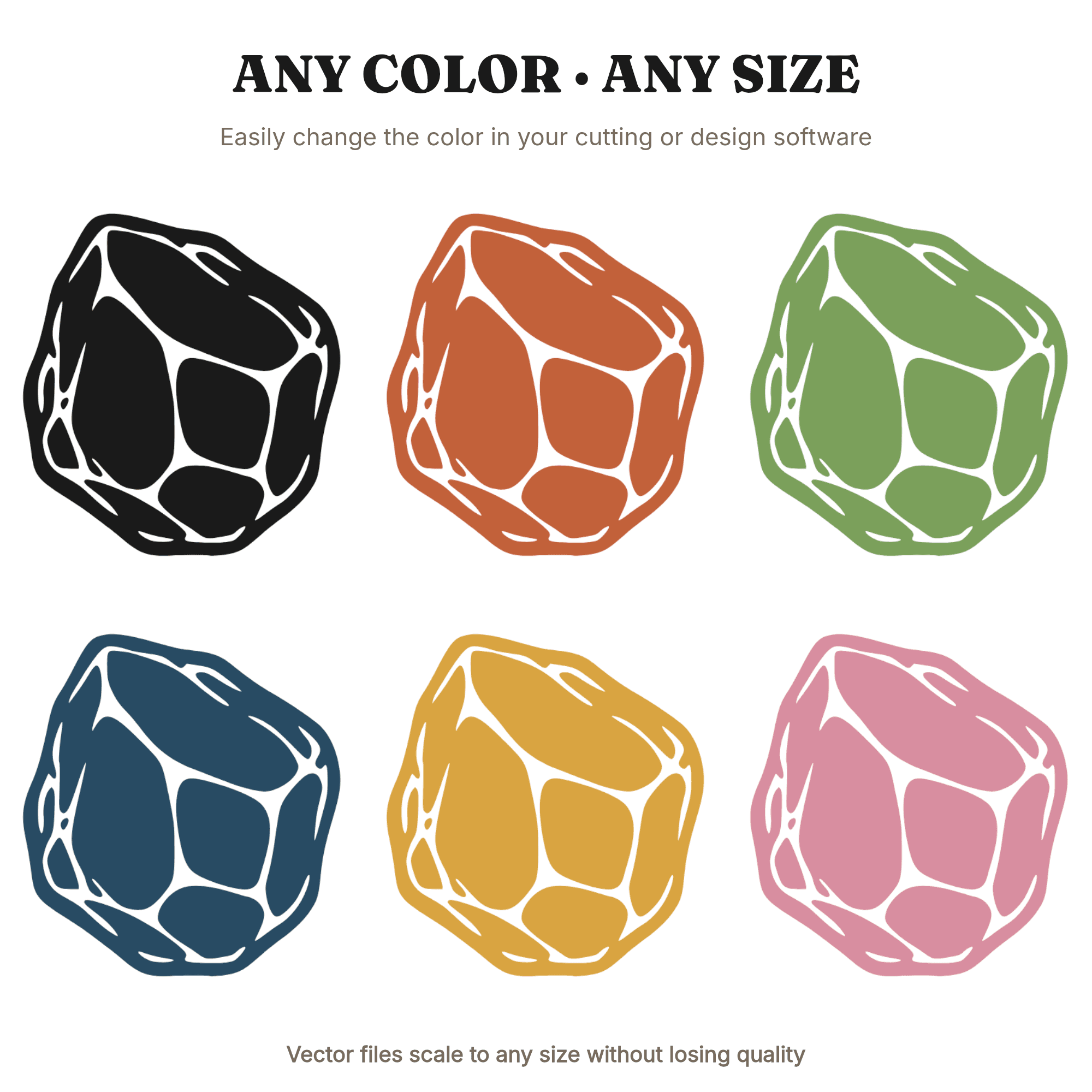 Rough Emerald Chunk SVG PNG Tumbling Diagonal Gemstone Crystal Cut File Hand Drawn Abstract Mineral, view 2