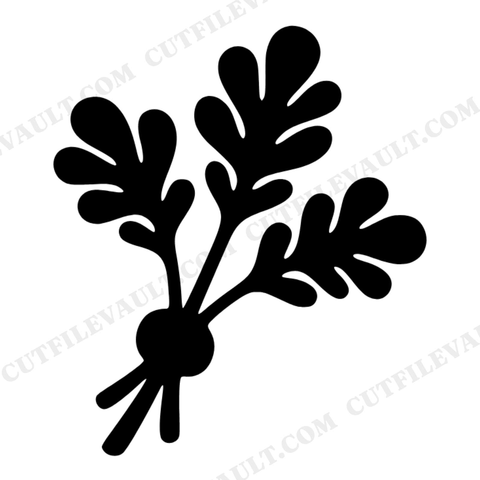 Christmas Rosemary Bundle SVG PNG Diagonal Botanical Silhouette Cut File for Holiday Crafts, view 1