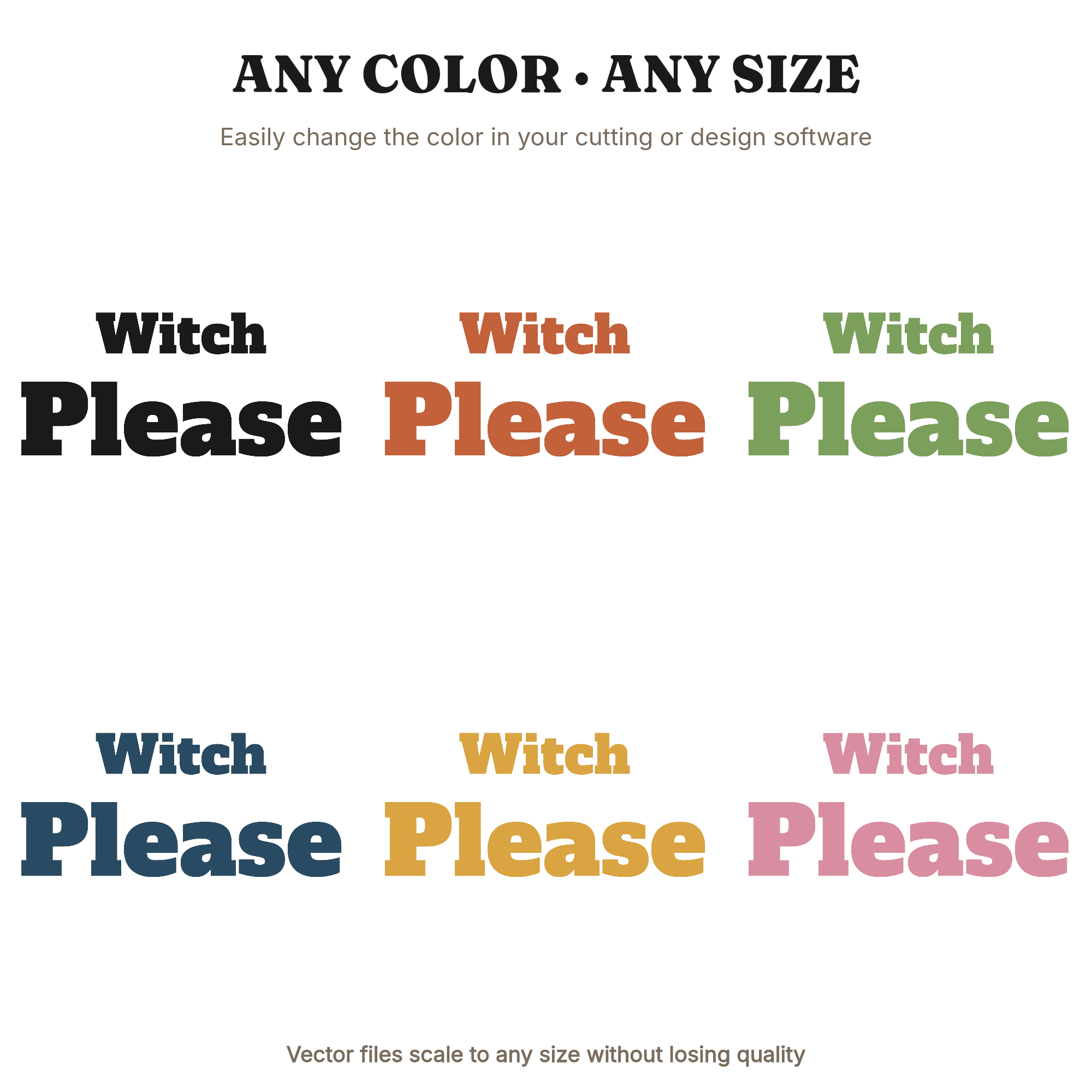 Witch Please SVG PNG Crescent Moon Halloween Sign Cut File for Cricut Silhouette Shirt Decor, view 2