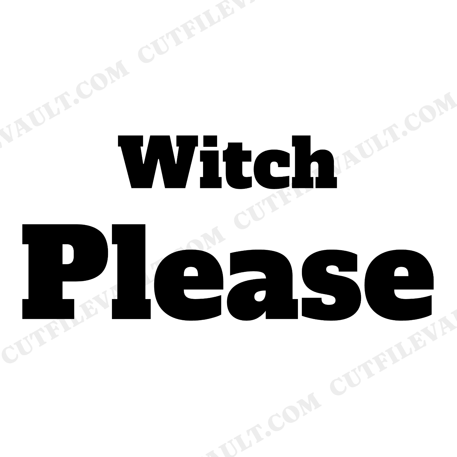 Witch Please SVG PNG Crescent Moon Halloween Sign Cut File for Cricut Silhouette Shirt Decor, view 1