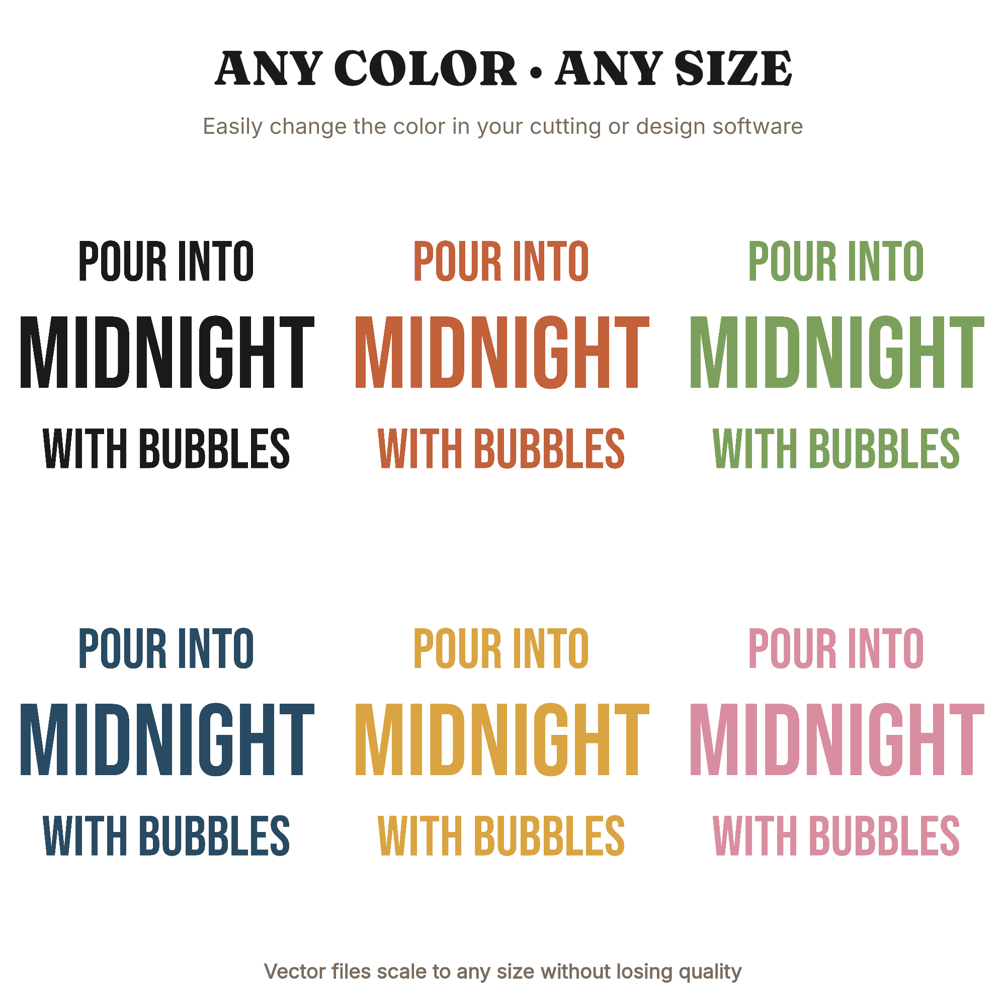 New Year's Eve Champagne Bottle Pour SVG PNG Countdown Decor Cut File for Party Shirts, view 2