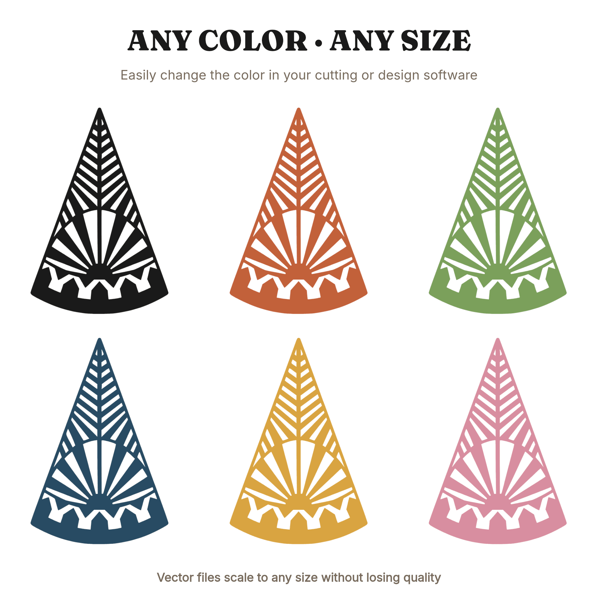 Art Deco Watermelon Slice SVG PNG Vertical Birthday Banner Summer Nursery Decor Cut File, view 2