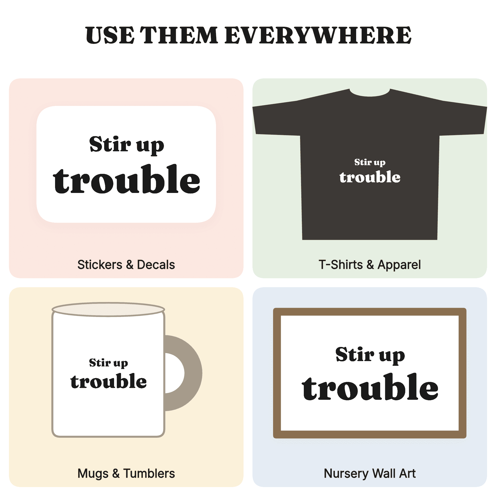 Stir Up Trouble Apothecary SVG PNG Halloween Potion Label Cut File for Cricut Vinyl Decal, view 3
