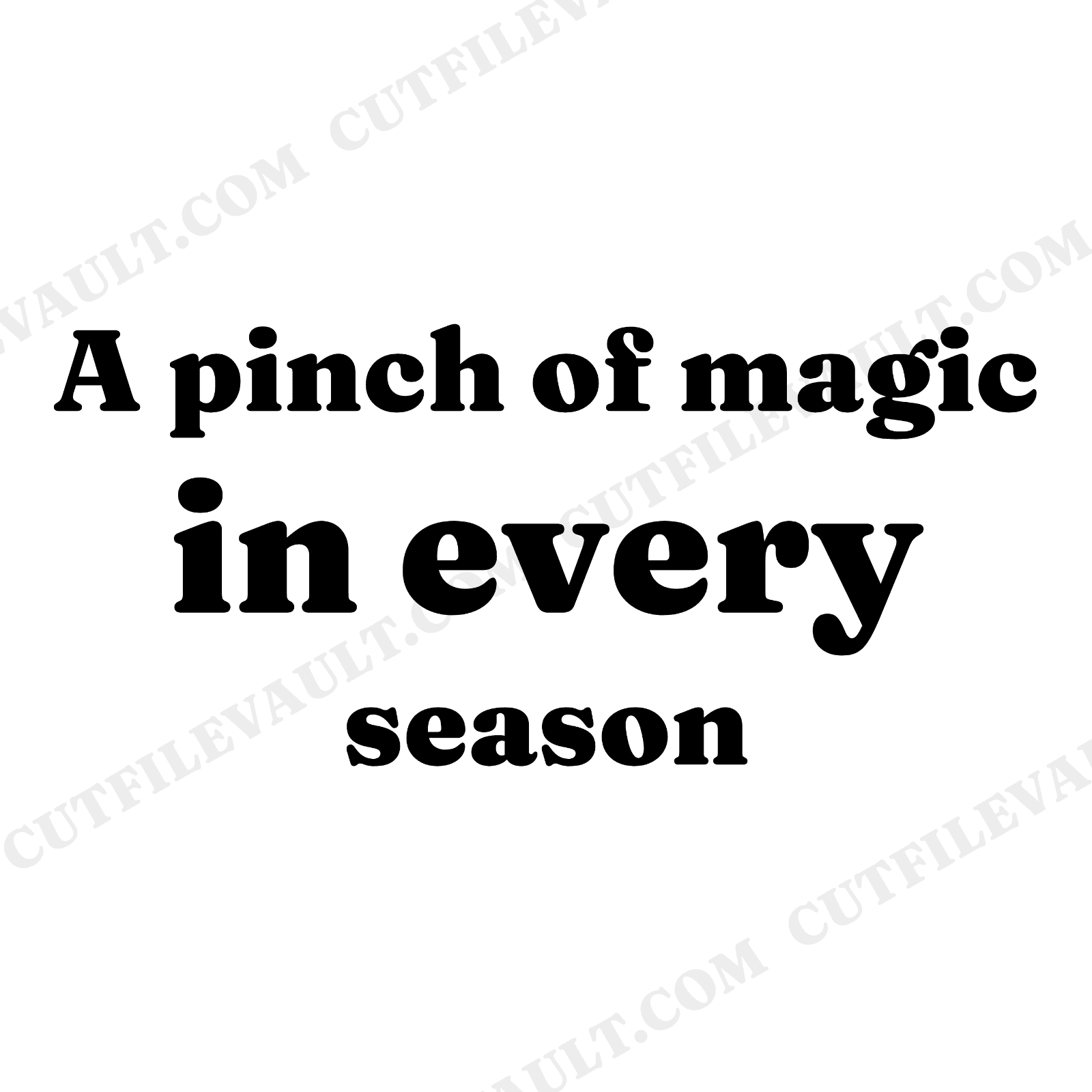 Spice of Life Kitchen Witch SVG PNG Autumn Quote Cinnamon Sticks Star Anise Cut File, view 1