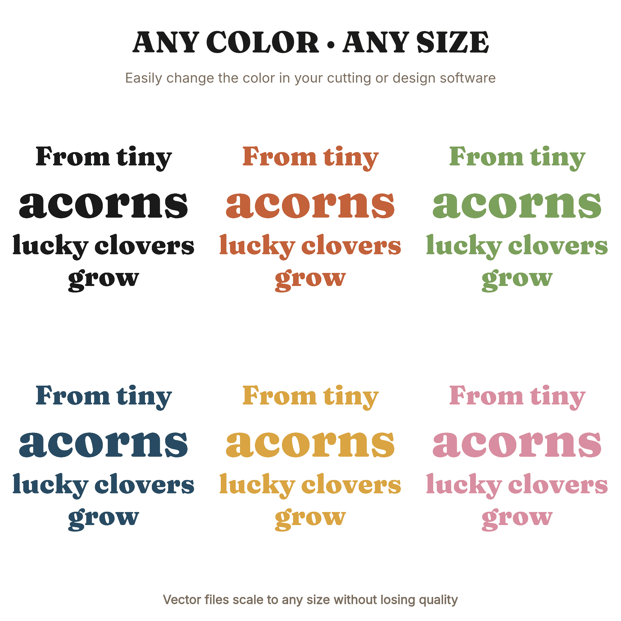 St Patricks Day Acorn Sprouting Shamrock SVG PNG Woodland Cottagecore Luck Cut File, view 2