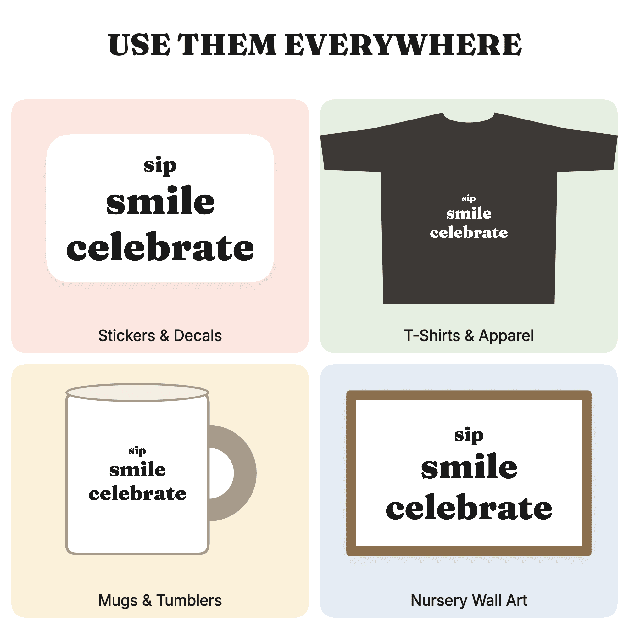 Sip Smile Celebrate Fall Wedding Toast SVG PNG Champagne Flute Script Cut File, view 3