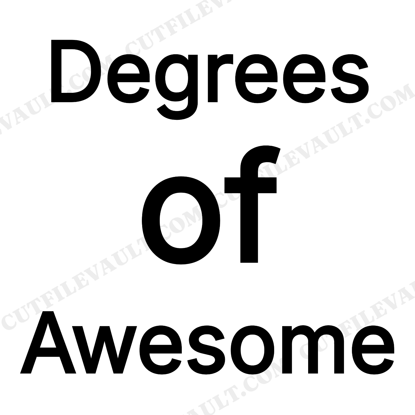 Degrees of Awesome Math Teacher Protractor SVG PNG Pi Day Geometry Classroom Decor Cut File, view 1