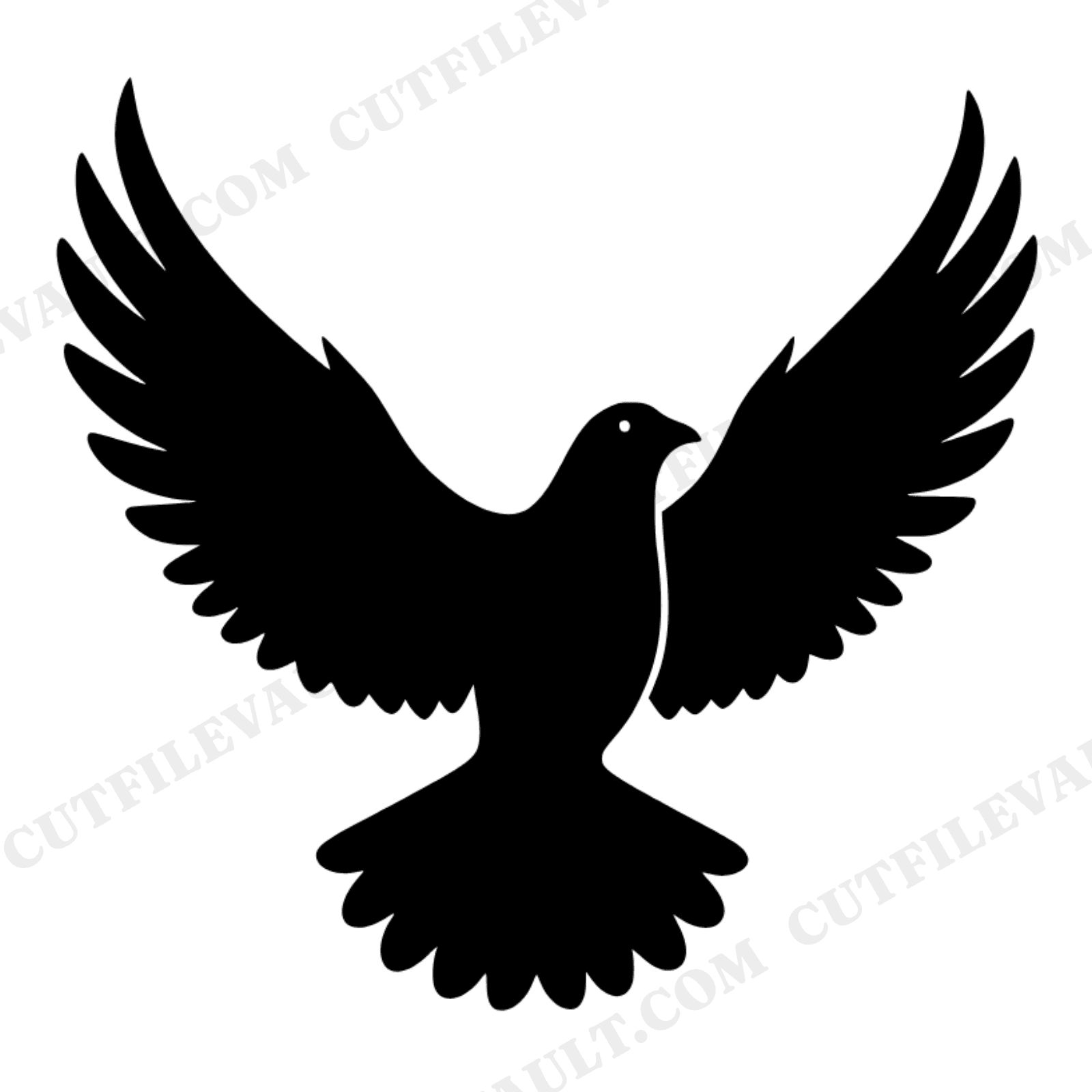 Ascending Dove SVG PNG New Beginnings Silhouette Boho Bird Cut File for New Year Decor