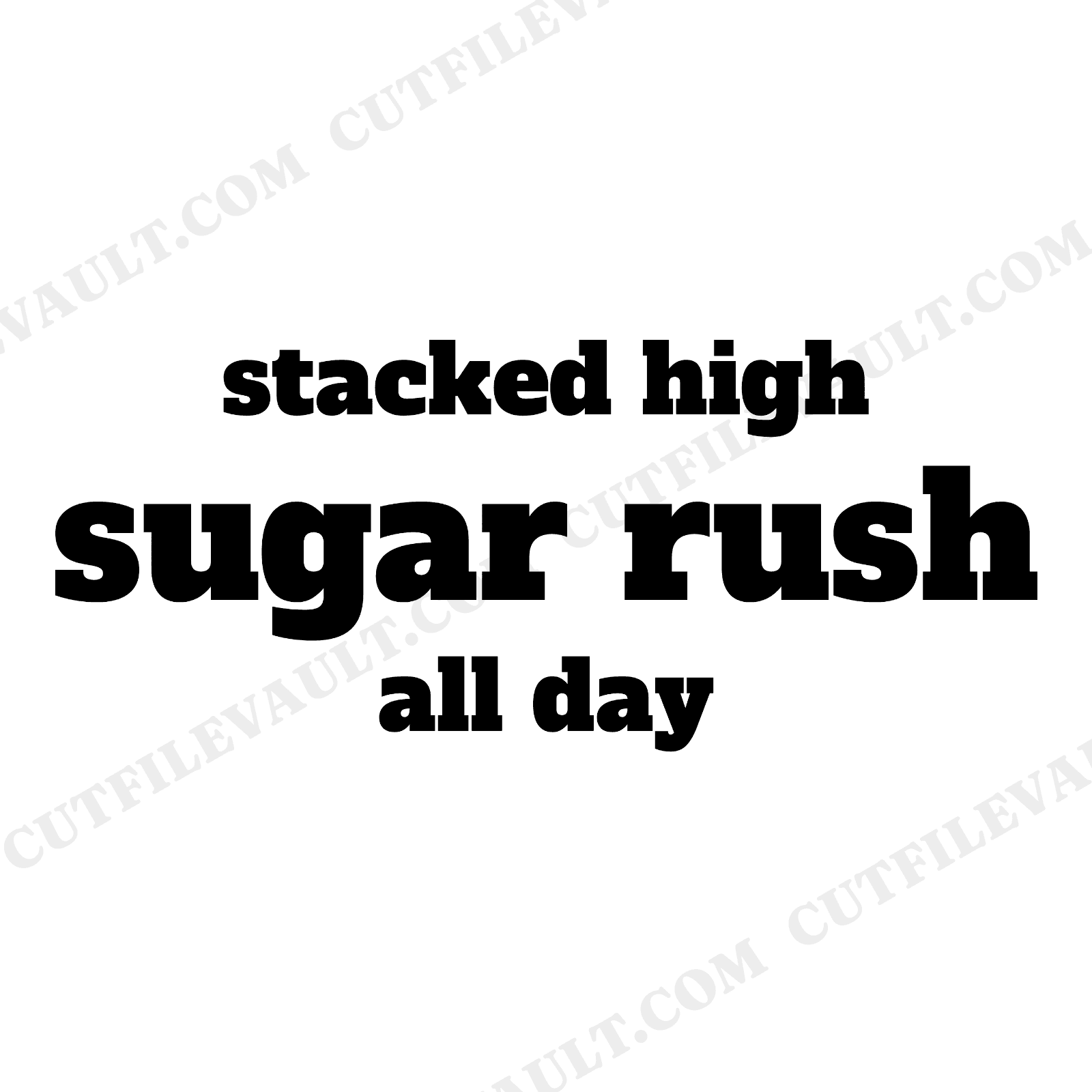 Donut Stack SVG PNG National Dessert Day Y2K Chrome Bubble Sweet Kitchen Sign Cut File, view 1