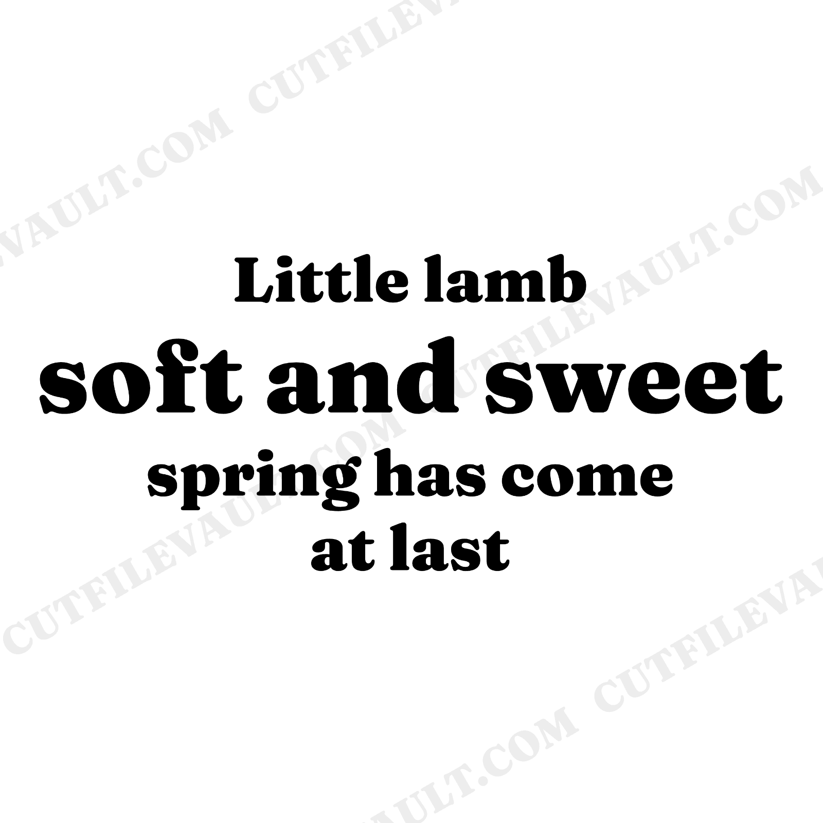 Easter Lamb Nursery Wall Art SVG PNG, Flourish Wreath Phrase Cut File for Baby Room Decor, view 1