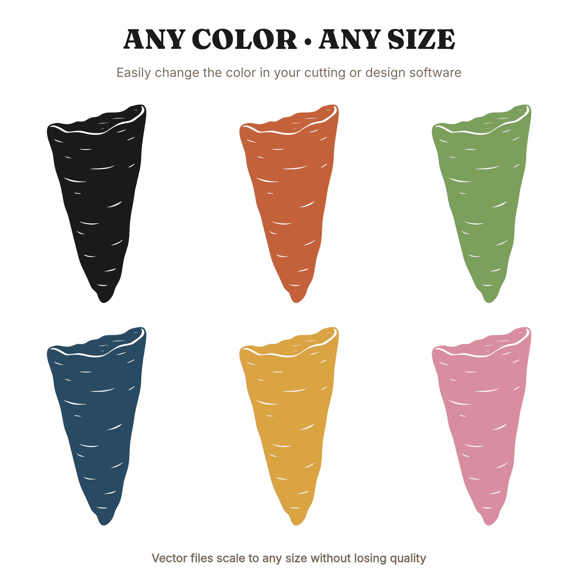 Nordic Birch Bark Cone SVG PNG Spring Forage Silhouette Cut File Easter Basket Scandinavian, view 2
