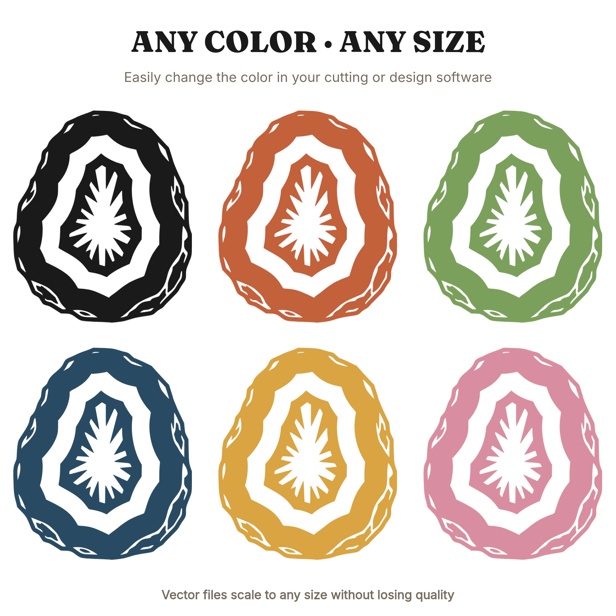 Geode Crystal SVG PNG Split Geode Silhouette Boho Rock Crystal Cut File for Cricut, view 2