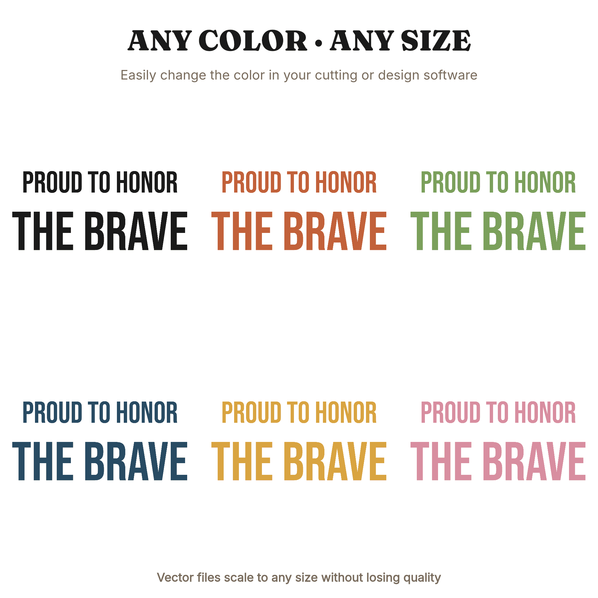 Proud to Honor Those Who Served Veterans Day SVG PNG Patriotic Military Tribute Cut File, view 2