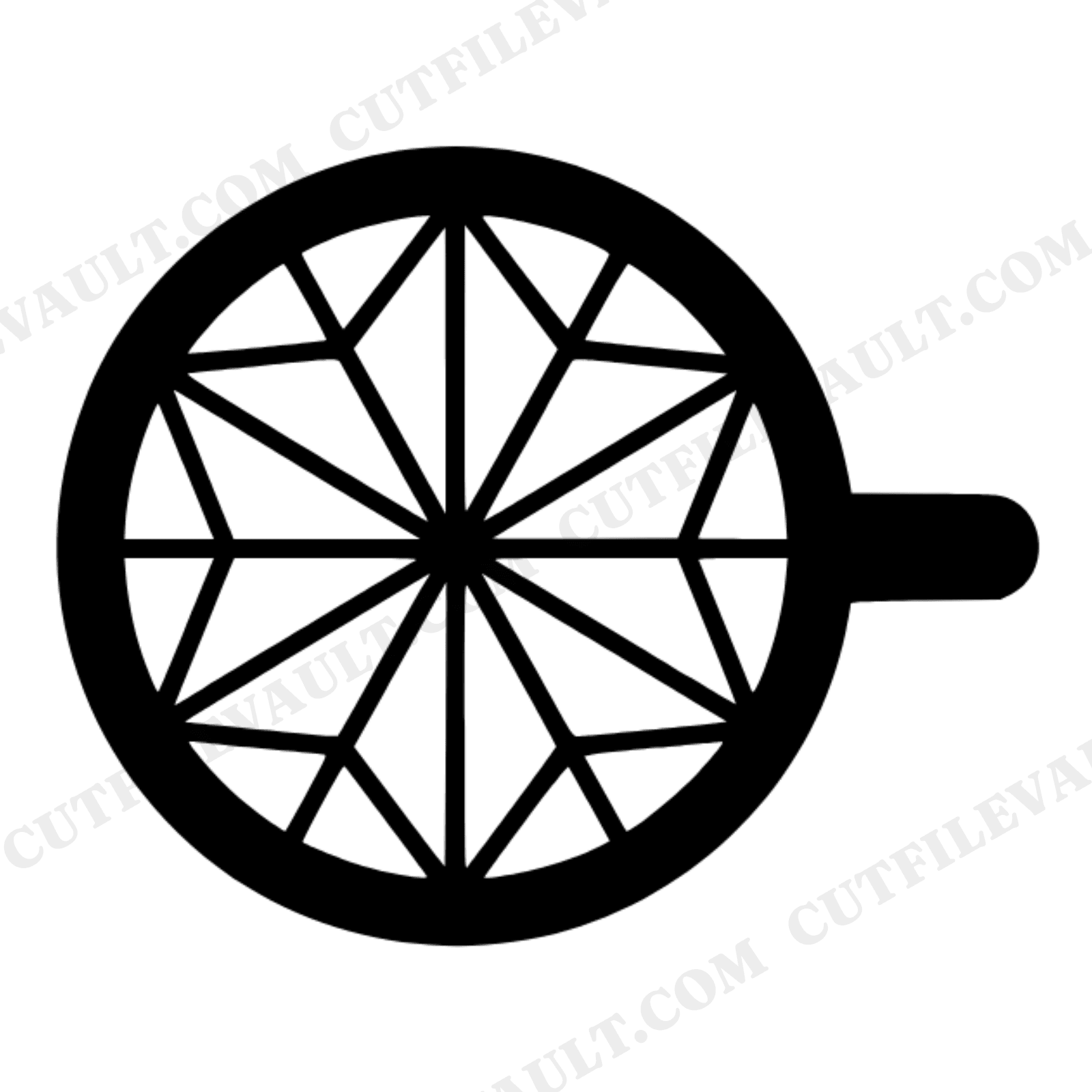 Vintage Coffee Pot Overhead Star SVG PNG, Art Deco Stained Glass Fall Kitchen Cut File, view 1