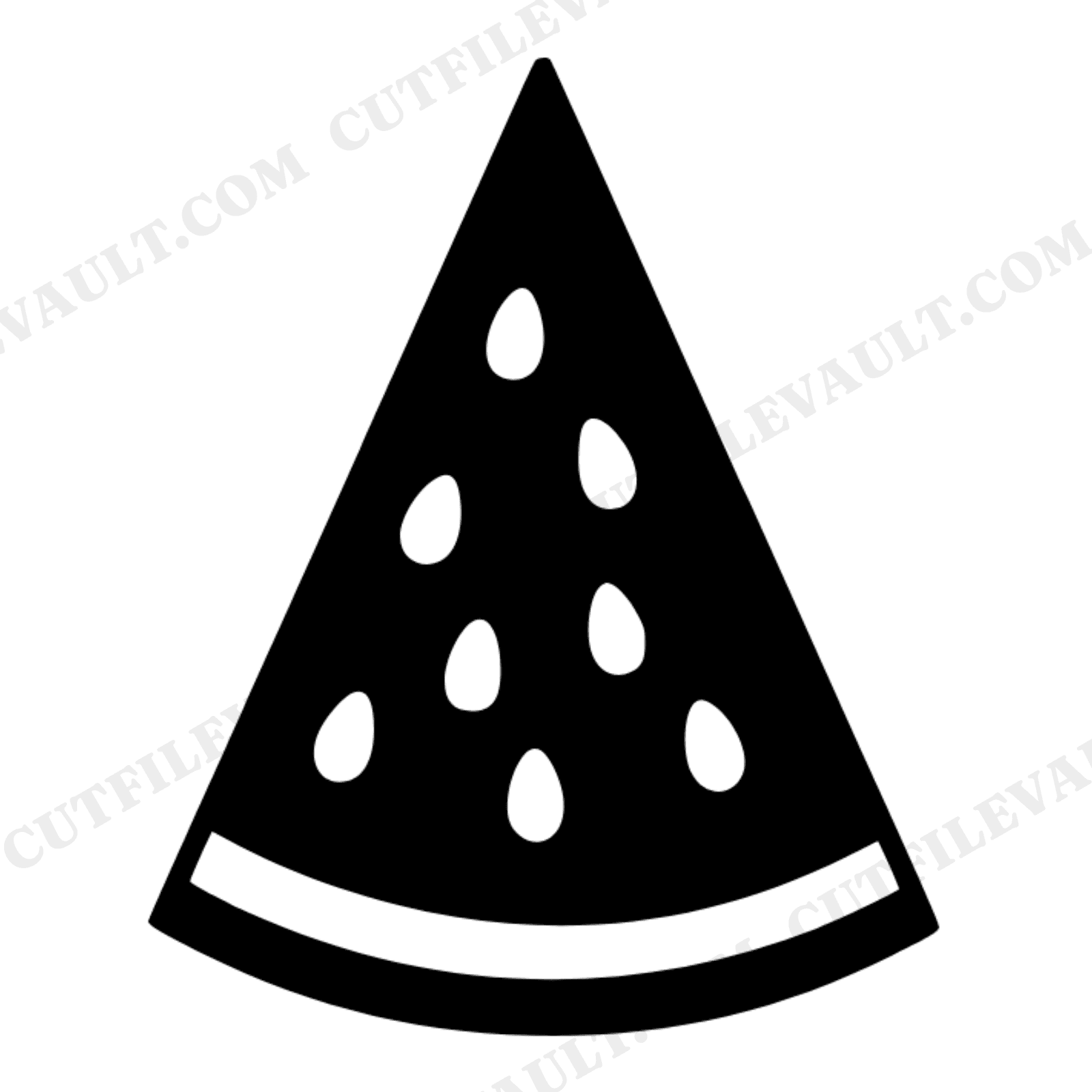 Watermelon SVG PNG Spring Picnic Cut File Scandinavian Line Art Bold Tattoo Style Easter Design, view 1