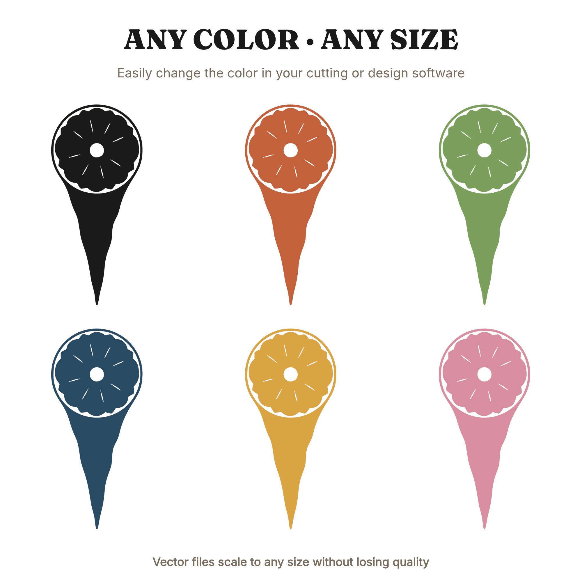 Halloween Bundt Pan Witch Hat Shadow SVG PNG, Kitchen Witch Cut File, Spooky Bakery Design, view 2