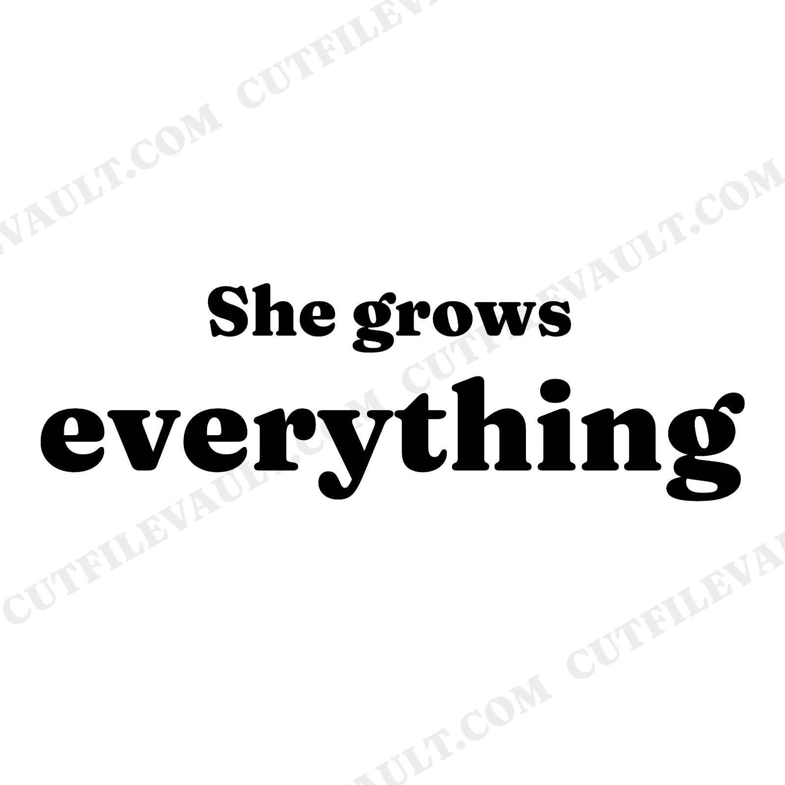 Watering Can Flowers SVG PNG Mother's Day Gardening Gift Hand Lettered Vintage Cut File, view 1