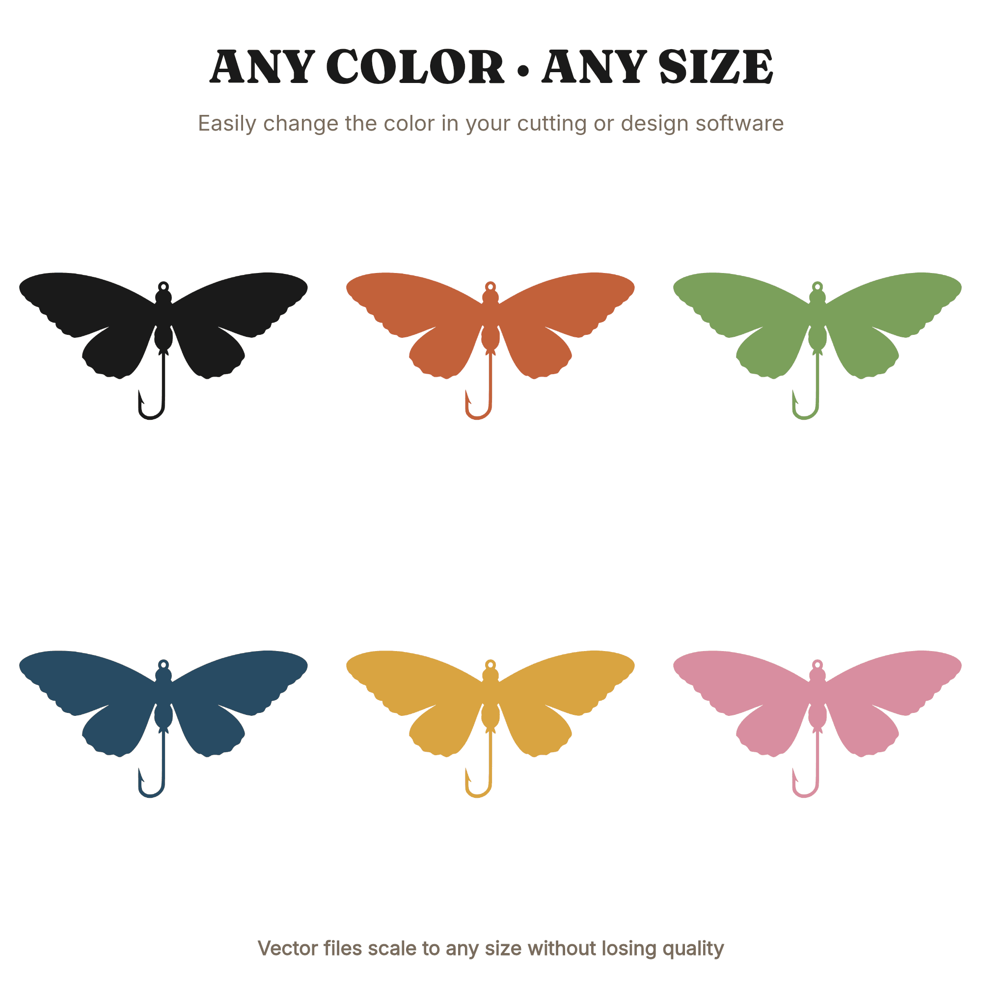 Fishing Lure Herbarium SVG PNG, Botanical Specimen Halloween Cut File, Vintage Cottagecore Floral, view 2