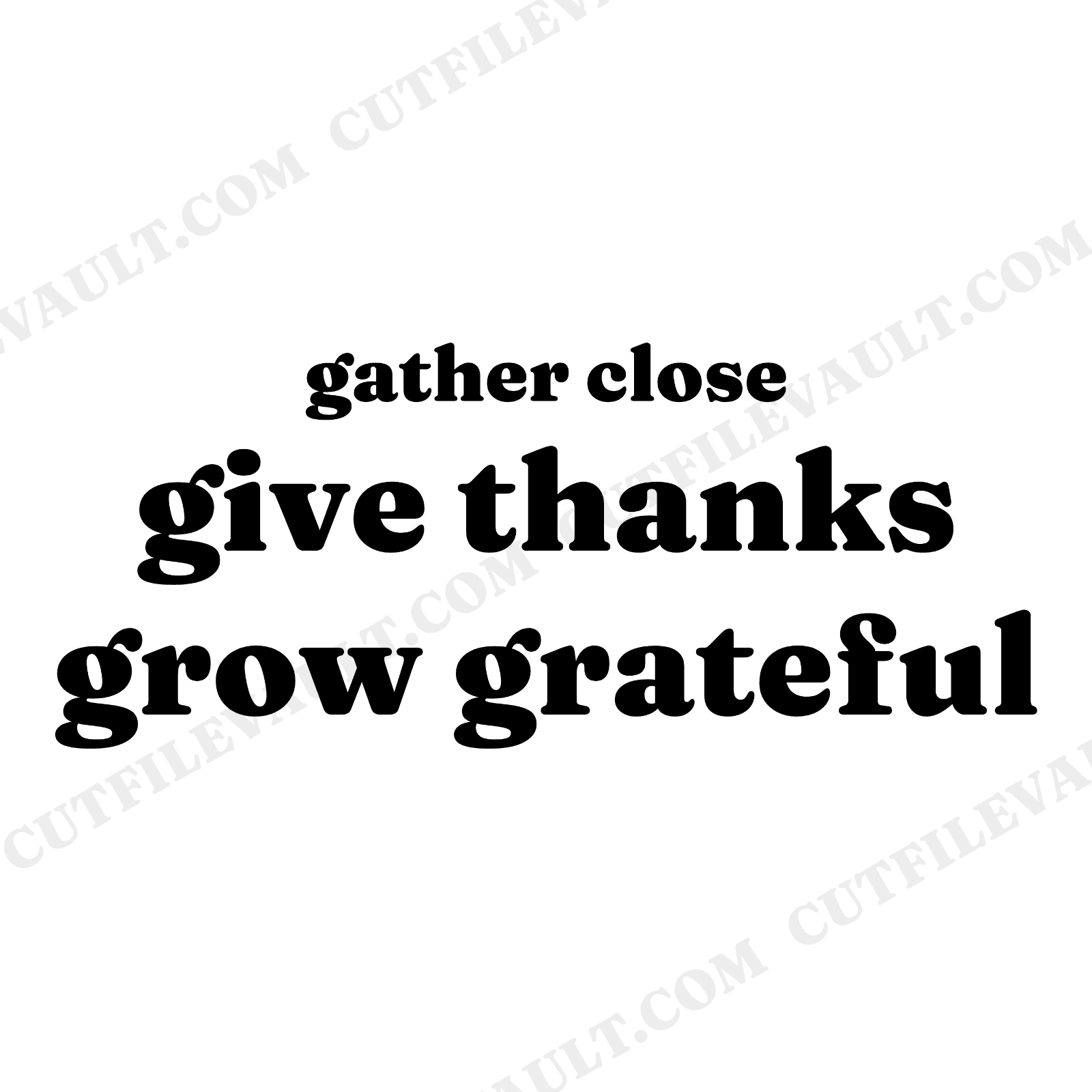 Farmhouse Crate Harvest Gratitude Sign SVG PNG, Gather Give Thanks Cut File, Rustic Thanksgiving, view 1