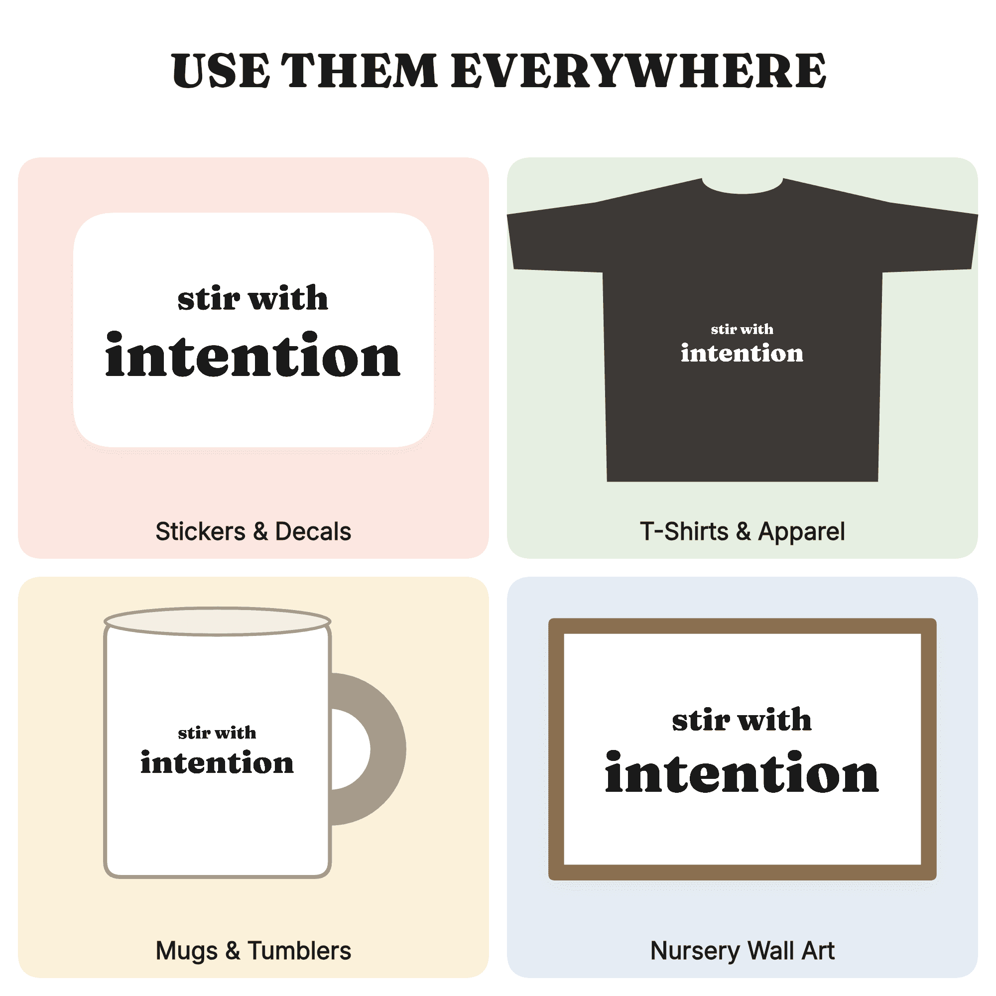 Stir with Intention Kitchen Witch SVG PNG Apothecary Jar Botanical Cut File for Cricut, view 3