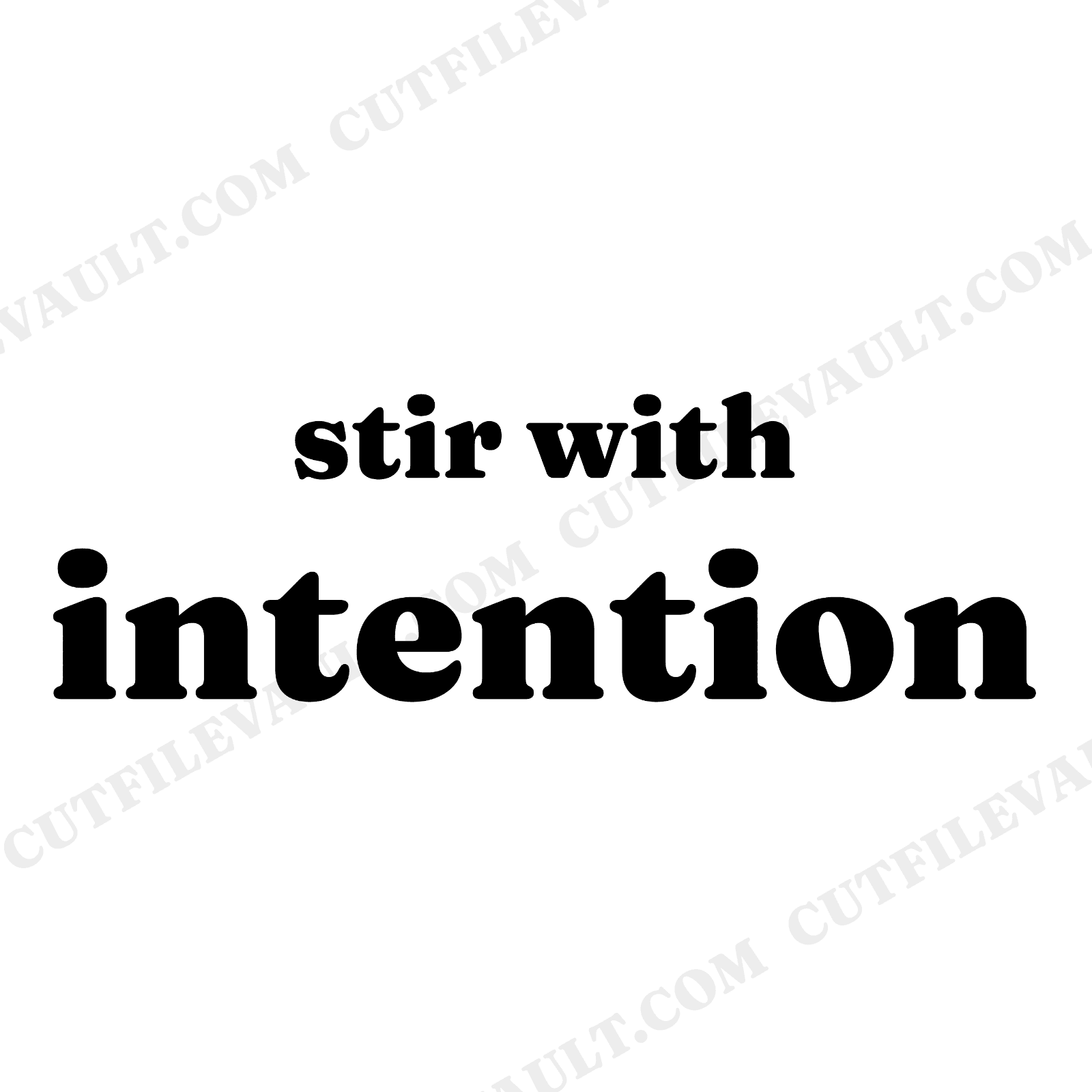 Stir with Intention Kitchen Witch SVG PNG Apothecary Jar Botanical Cut File for Cricut, view 1