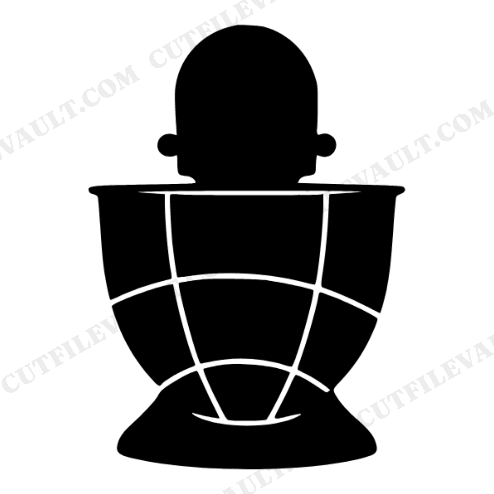 Stand Mixer SVG PNG, Stained Glass Kitchen Decor, Mothers Day Baking Mom Gift Cut File, view 1