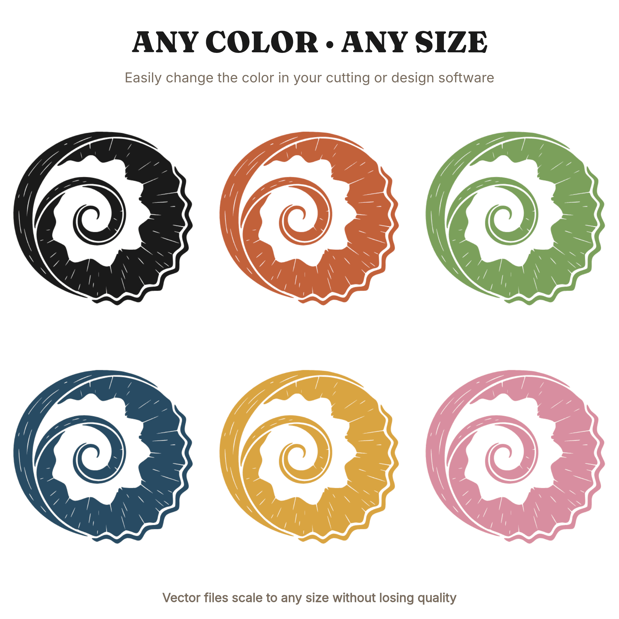 Graduation Pencil Shaving Spiral SVG PNG, Whimsical School Keepsake Silhouette Cut File, view 2