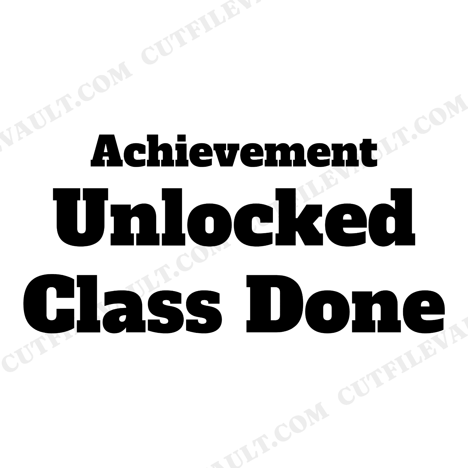 Achievement Unlocked Graduation SVG PNG Firework Burst Celebration Cut File Mandala Design, view 1