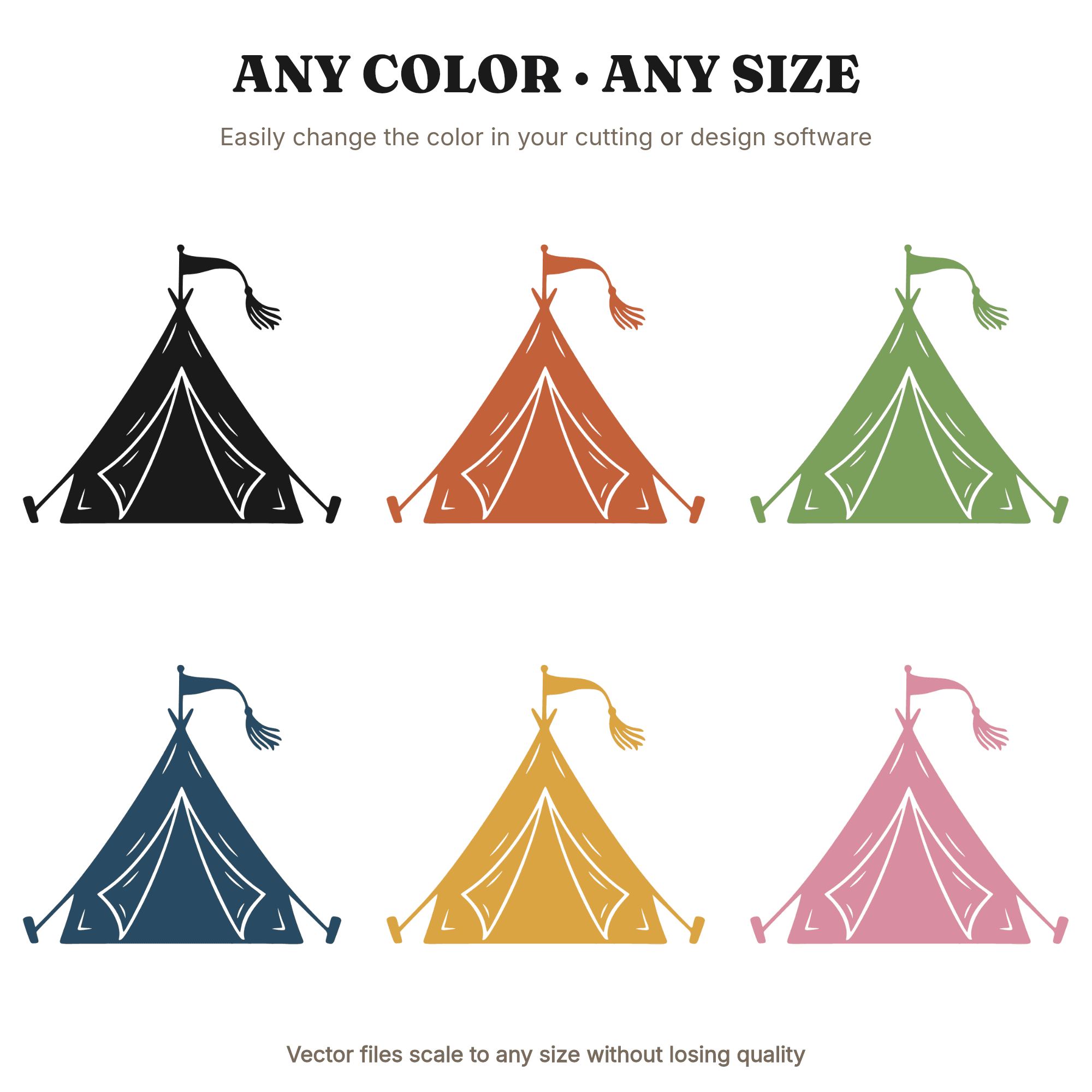 Adventure Awaits Camping Tent Graduation SVG PNG, Boho Outdoor Graduate Cut File Design, view 2