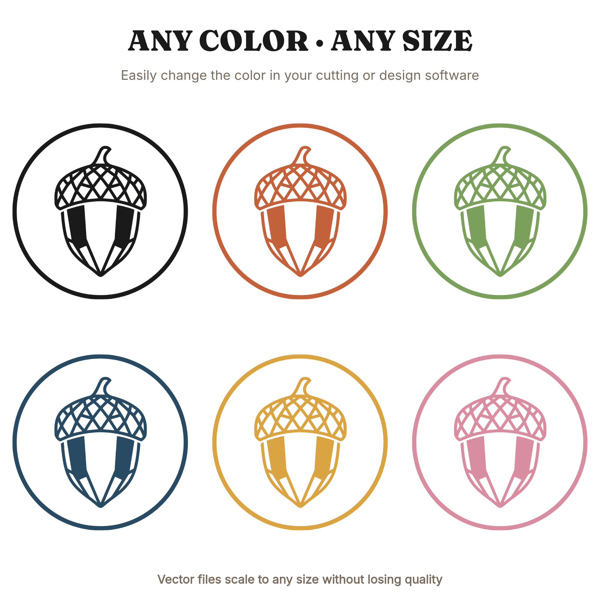 Graduation Acorn SVG Stained Glass Celestial Mystical Cut File PNG Mighty Oaks Milestone Design, view 2
