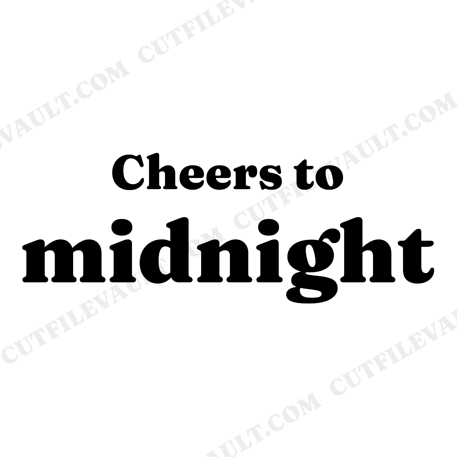 Champagne Flutes SVG PNG New Year's Eve Party Decal Toast Celebration Cut File Design, view 1