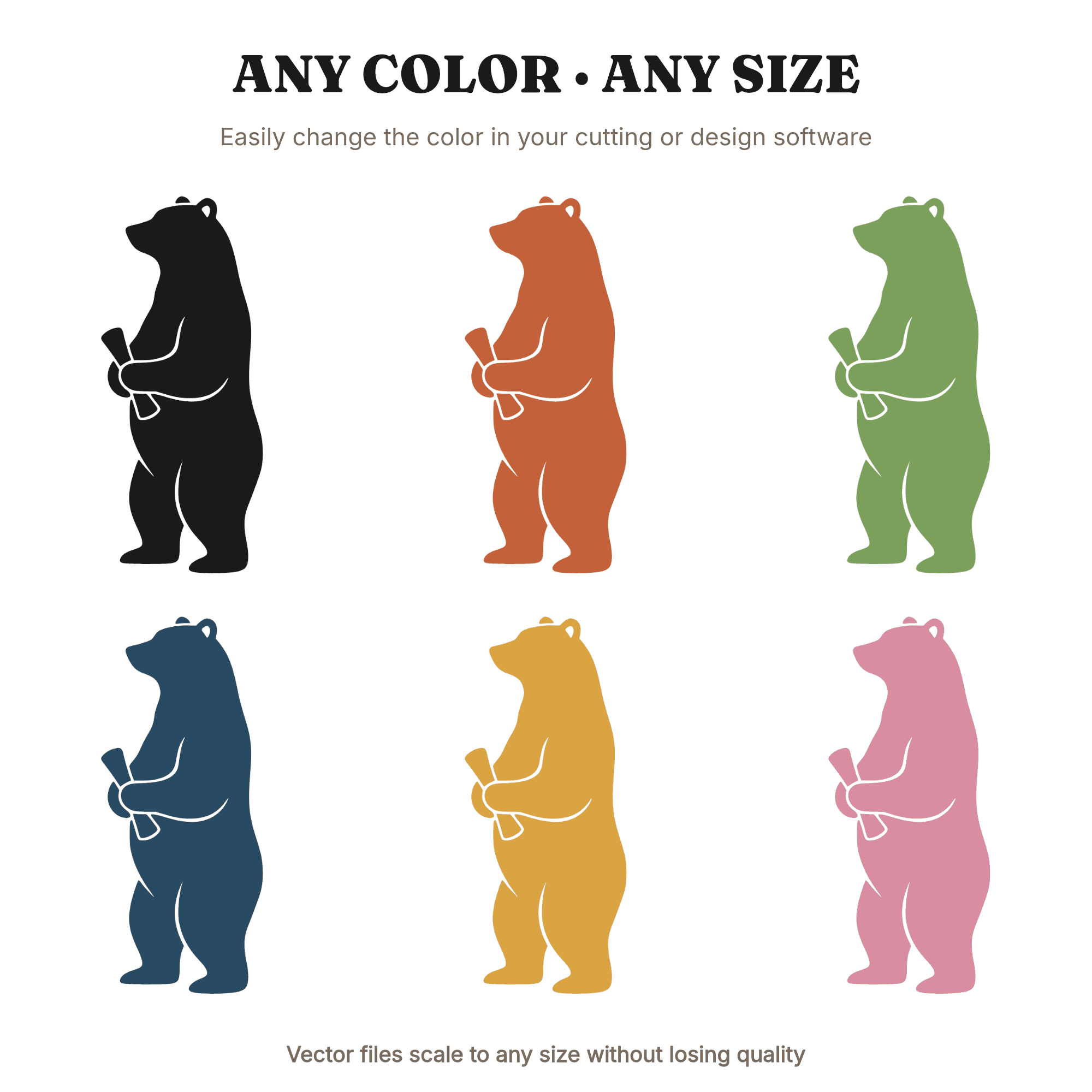 Proud Graduate Bear Holding Diploma SVG PNG, Fluid Blob Abstract Woodland Graduation Cut File, view 2
