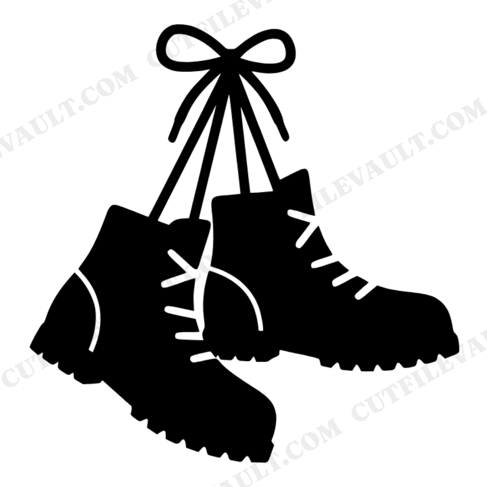 Hiking Boots Graduation SVG PNG, Adventure Grad Cut File, Mid Century Minimal Design, view 1