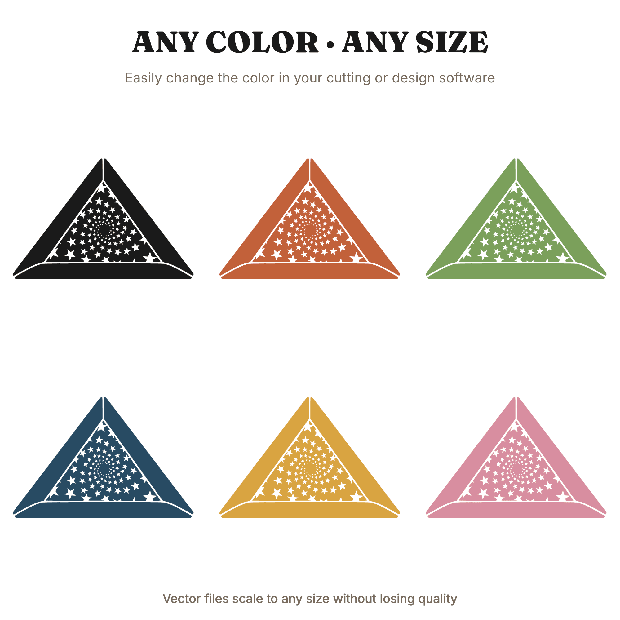 Celestial Folded Flag Triangle SVG PNG, Veterans Day Memorial Tribute Silhouette Cut File, view 2