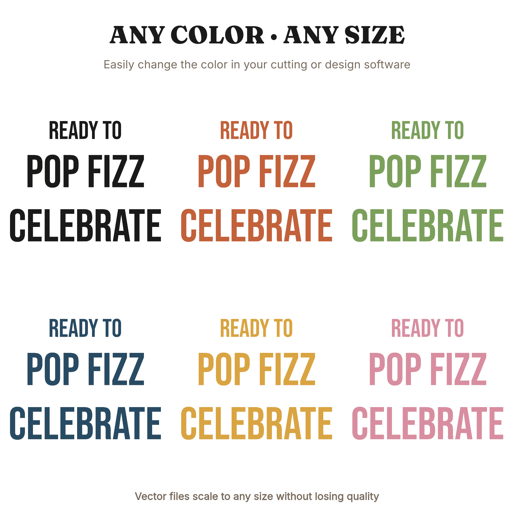 Pop Fizz Confetti New Years Eve SVG PNG Party Decal Cut File Celebration Shirt Design, view 2