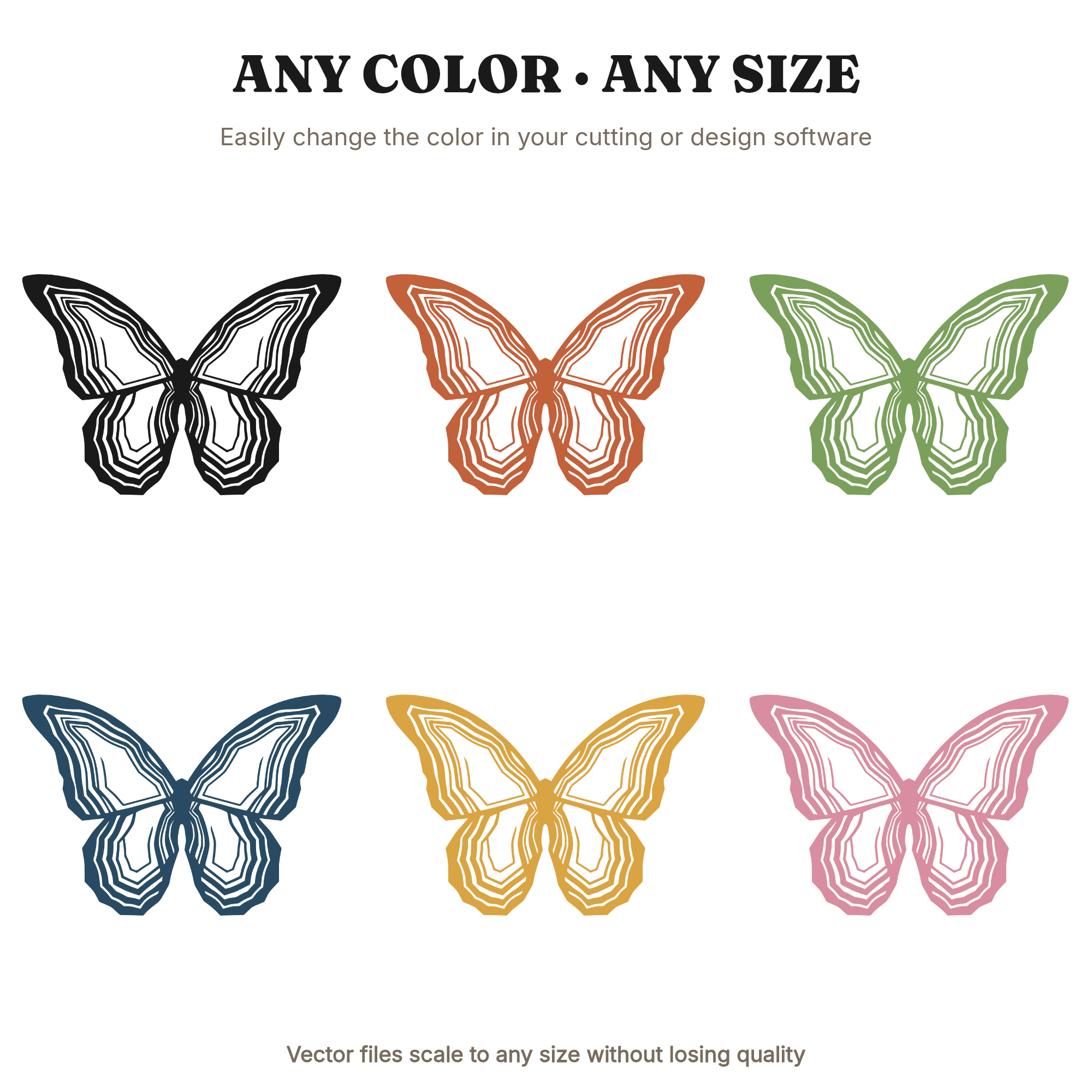 Retro Geode Butterfly Wings SVG PNG, 70s Crystal Split Geode Cut File, Groovy Vintage Nature Design, view 2