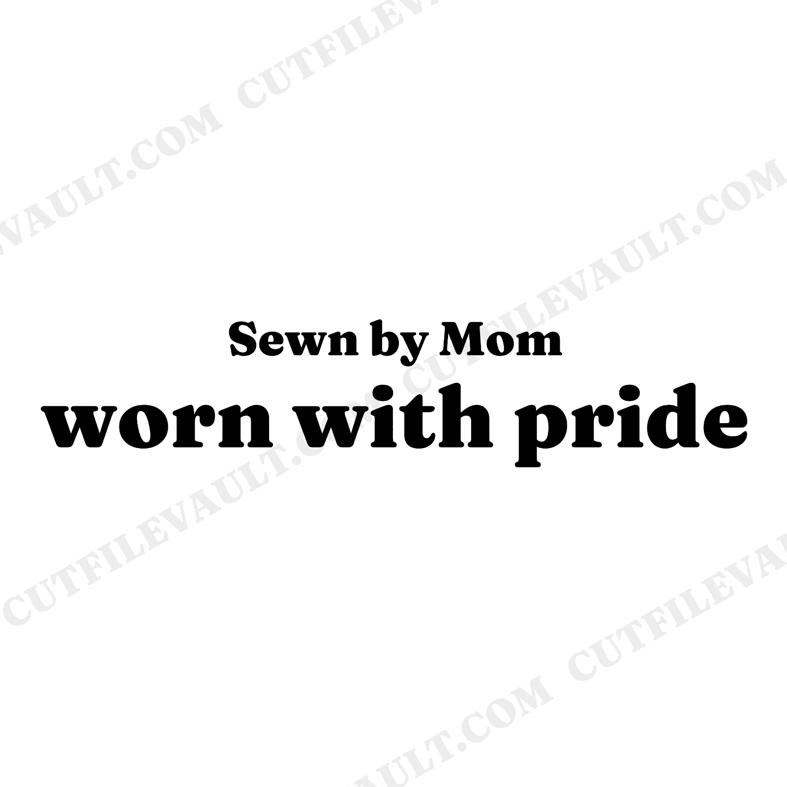 Mom Stitches Everything With Love SVG PNG Sewing Sign Craft Room Wall Art Mother's Day Gift, view 1
