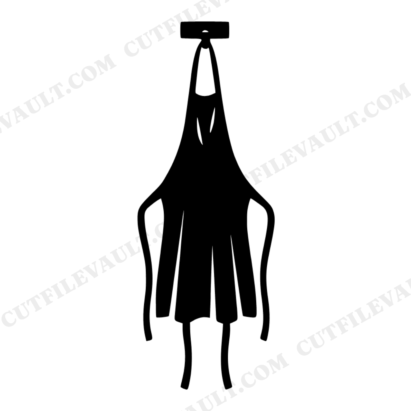 Farmhouse Apron SVG PNG, Kitchen Wall Art Cut File, Mother's Day Apron Silhouette Design, view 1