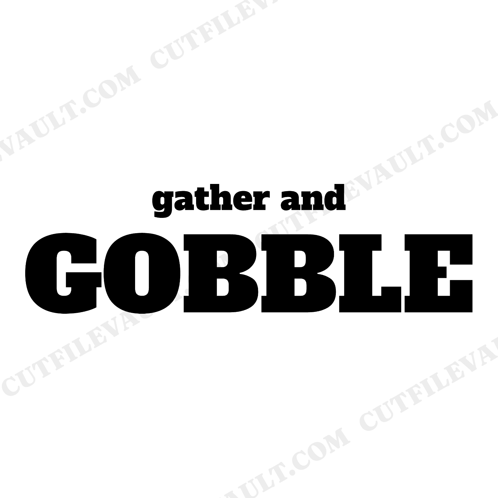 Gather and Gobble Thanksgiving Apron SVG PNG, Farmhouse Kitchen Decor Cut File for Fall Baking, view 1