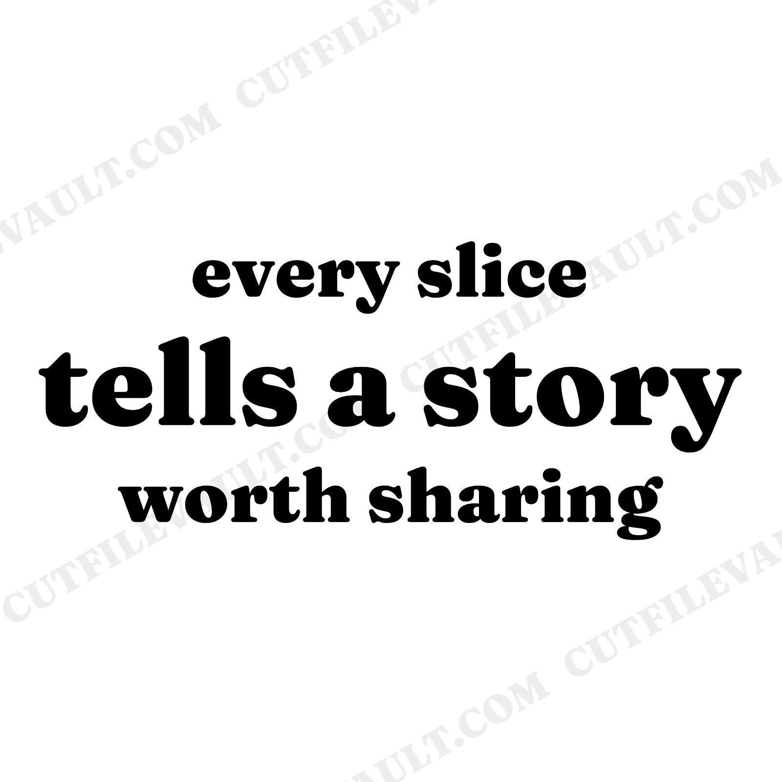 Sweet Slice of Heaven SVG PNG Baking Apron Phrase Hand Lettered Kitchen Cut File for Cricut