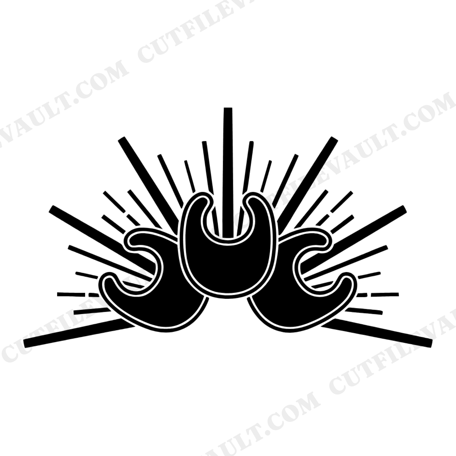Three Baby Bibs Art Deco Sunburst SVG PNG Celestial Nursery Wall Art Cut File, view 1